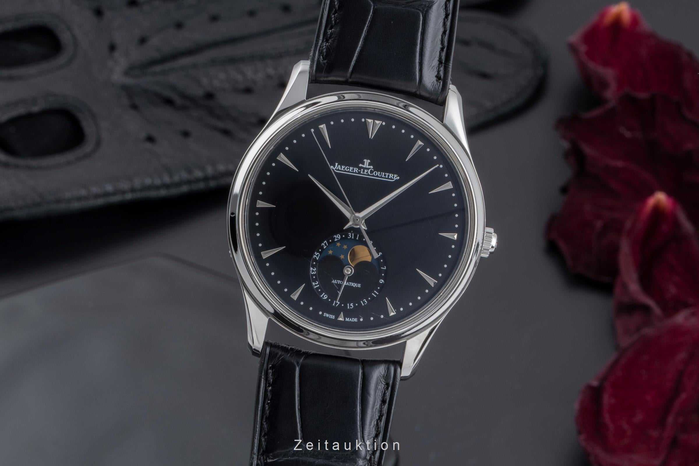 Jaeger LeCoultre Master Ultra Thin steel automatic men's watch Q1368470  176.8.64.S LP: 12500EUR  [2504529]