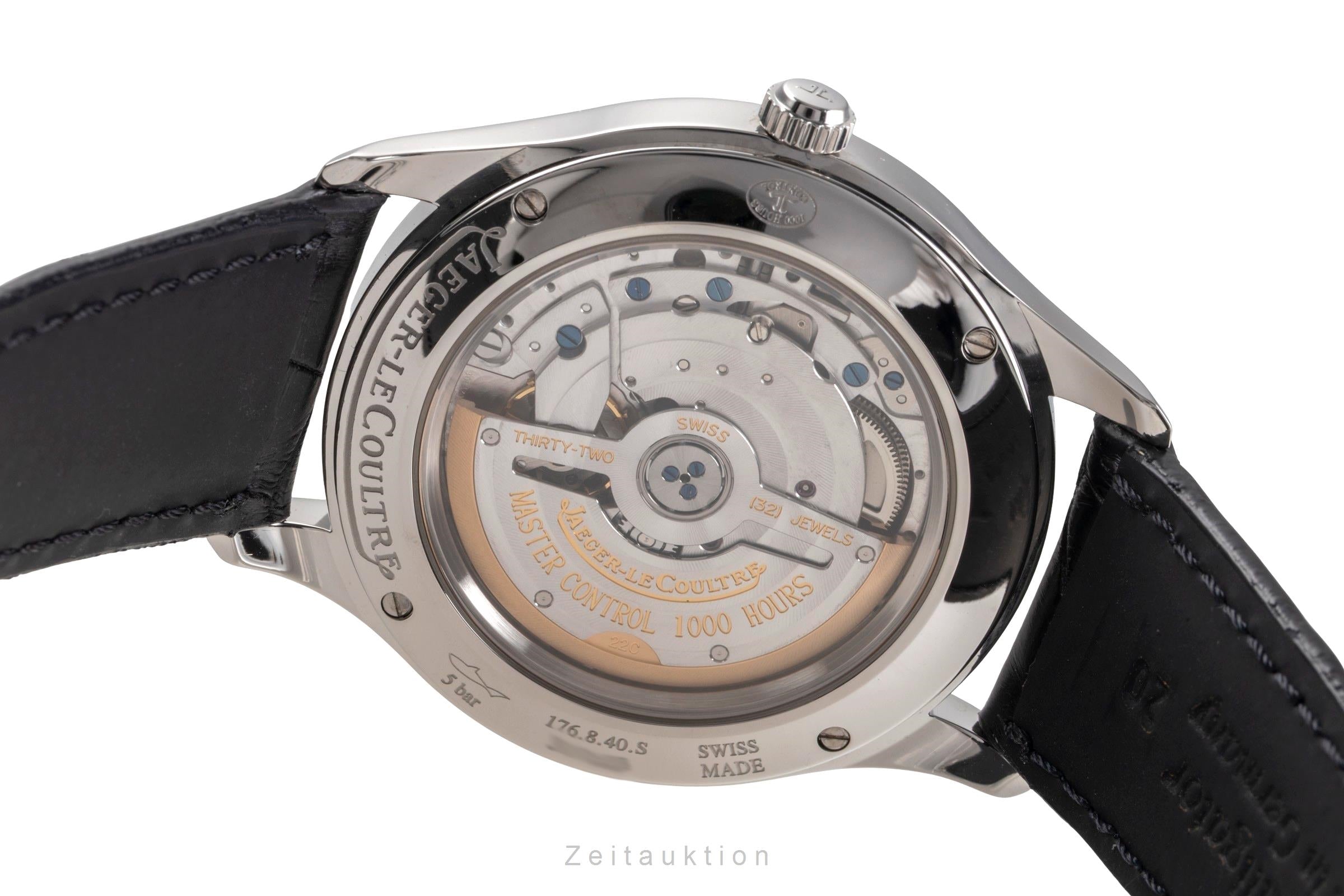Jaeger LeCoultre Master Control steel automatic men's watch Q1548470  176.8.40.S  [2504533]