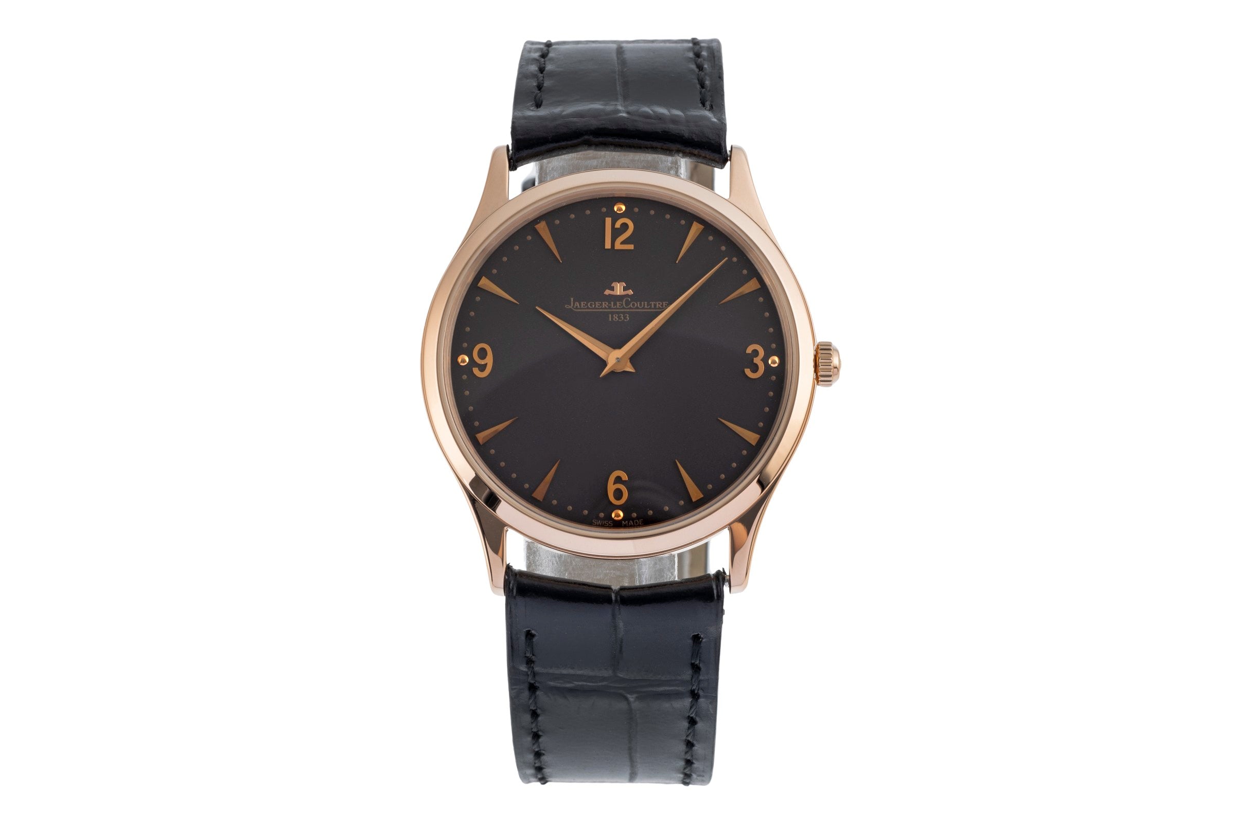 Jaeger LeCoultre Master Ultra Thin or rouge 18 ct à remontage manuel montre pour hommes Q1342550  172.2.79.S Limited  [2504535]