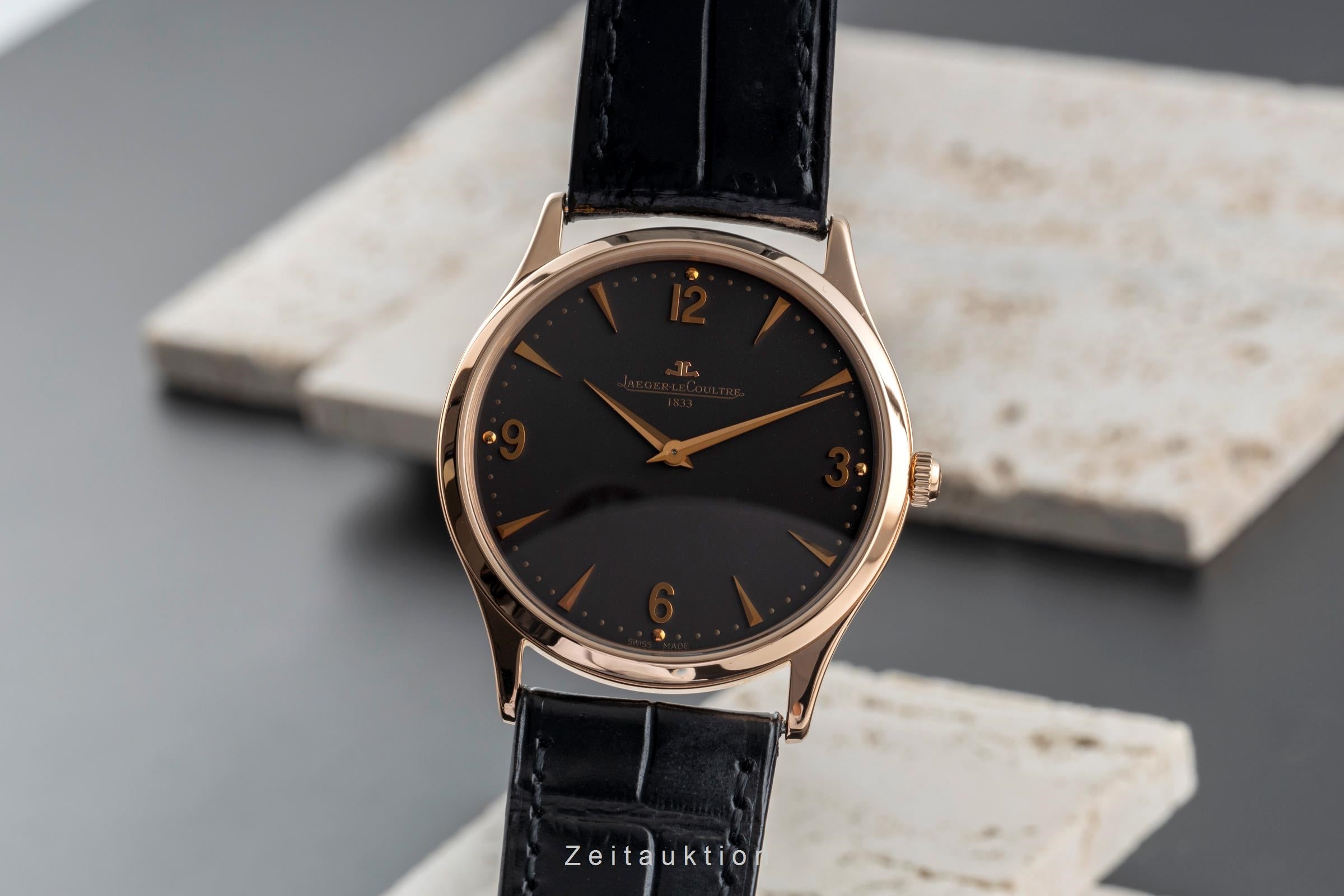 Jaeger LeCoultre Master Ultra Thin 18 ct red gold manual winding