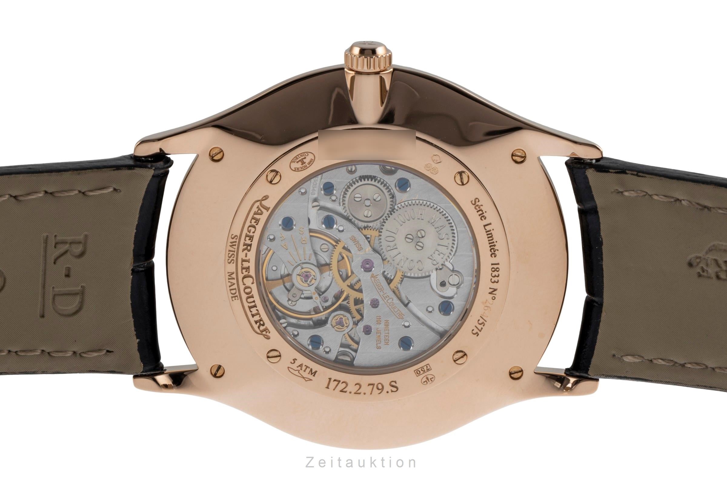 Jaeger LeCoultre Master Ultra Thin or rouge 18 ct à remontage manuel montre pour hommes Q1342550  172.2.79.S Limited  [2504535]