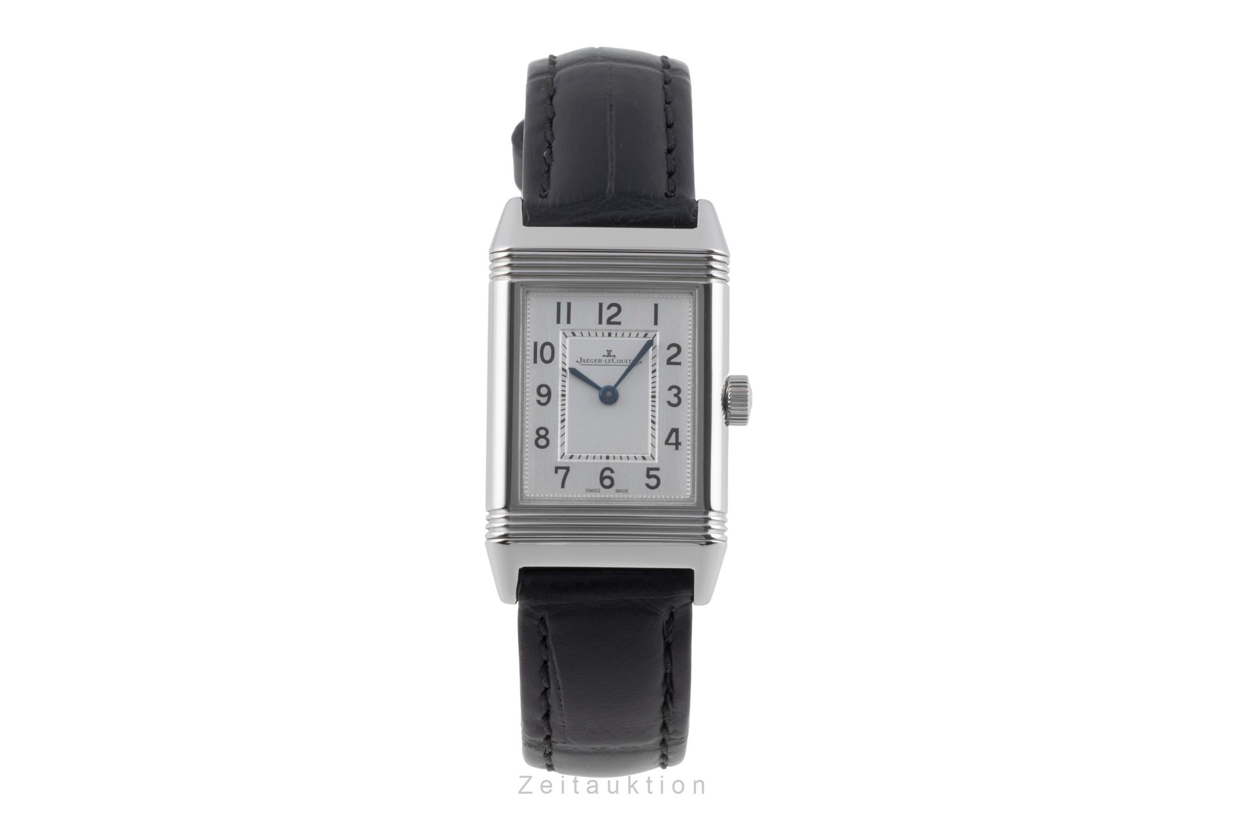 Jaeger LeCoultre Reverso acier quartz montre pour femmes Q2618540  221.8.47 LP: 7500EUR  [2504537]