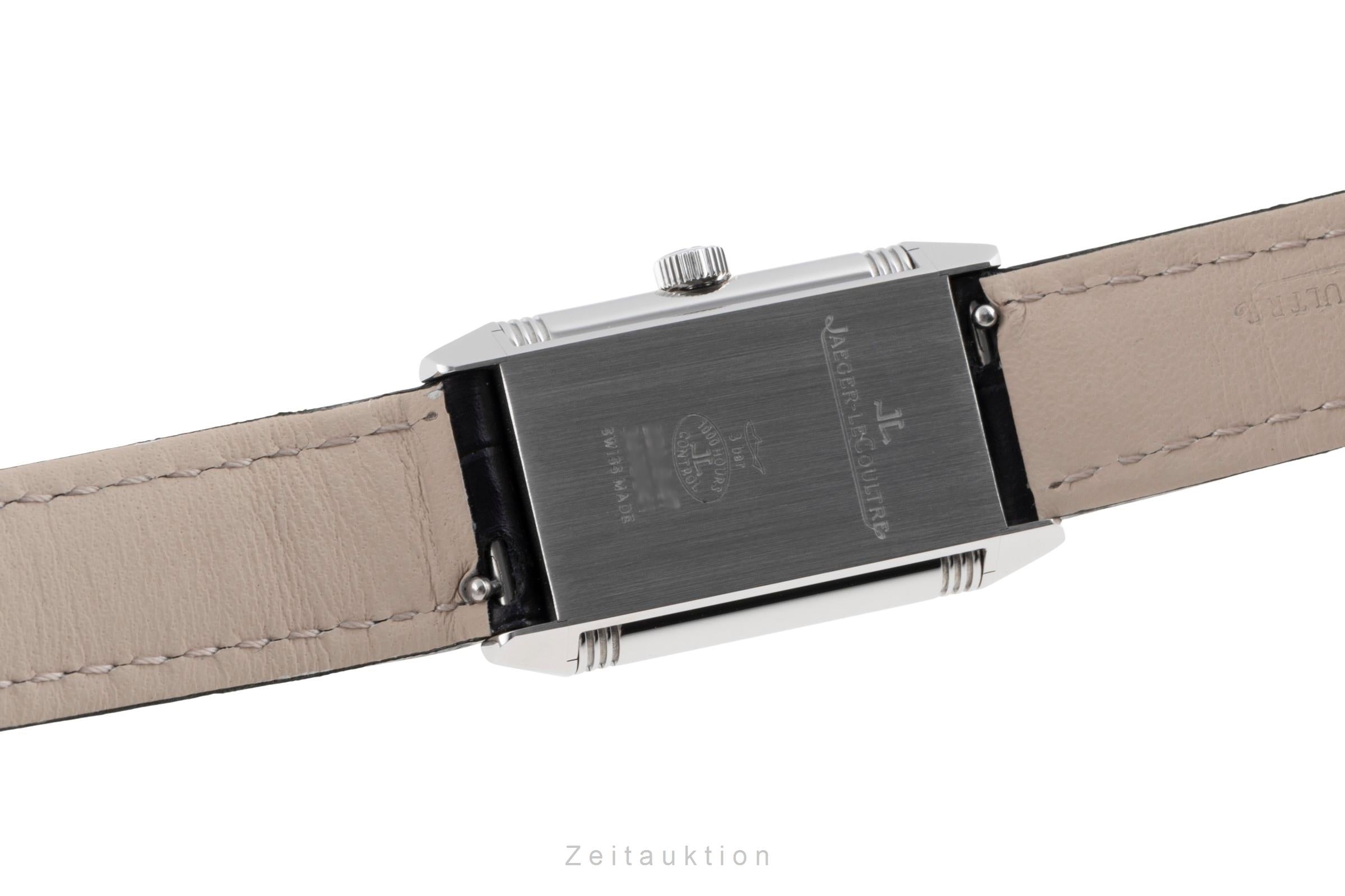 Jaeger LeCoultre Reverso acier quartz montre pour femmes Q2618540  221.8.47 LP: 7500EUR  [2504537]