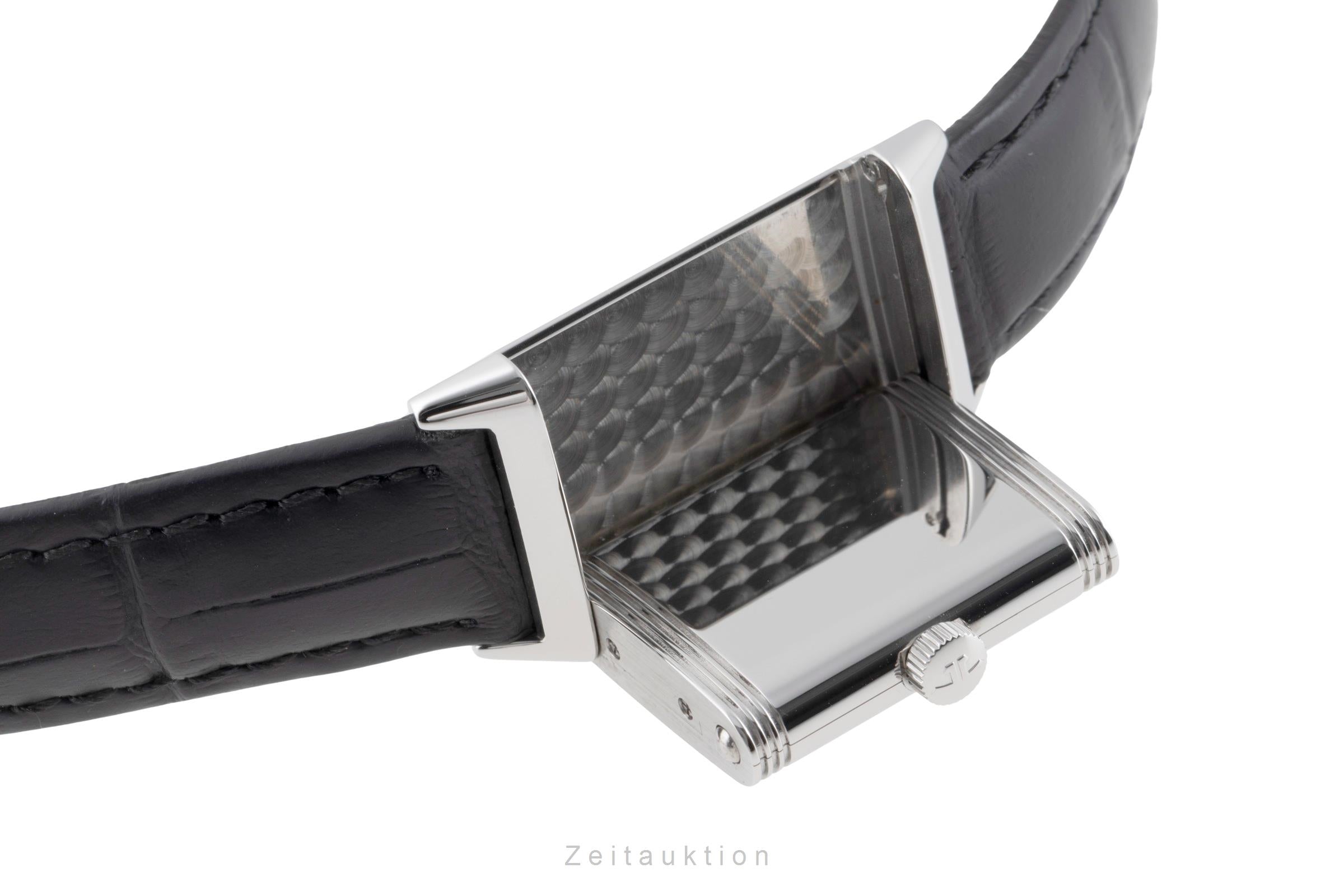 Jaeger LeCoultre Reverso acier quartz montre pour femmes Q2618540  221.8.47 LP: 7500EUR  [2504537]