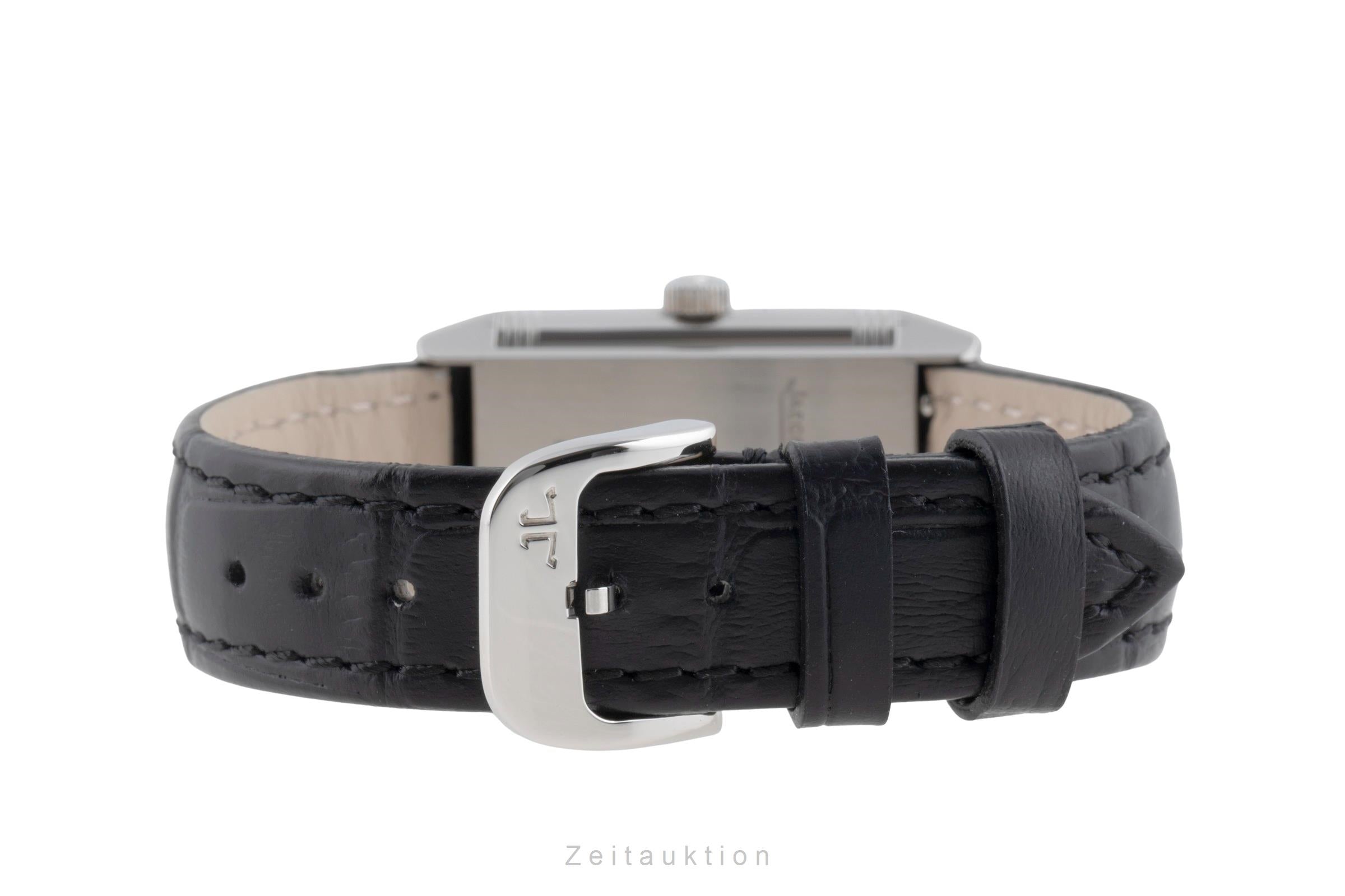 Jaeger LeCoultre Reverso acier quartz montre pour femmes Q2618540  221.8.47 LP: 7500EUR  [2504537]