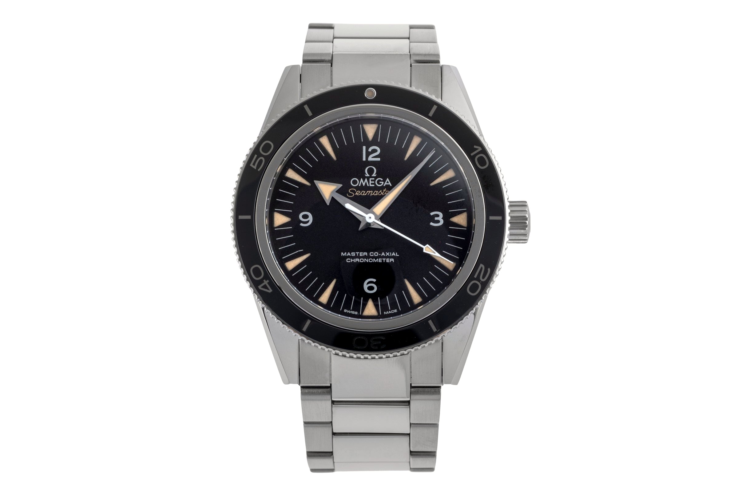 Omega Seamaster steel automatic men's watch 233.30.41.21.01.001 LP: 7700EUR  [2504540]