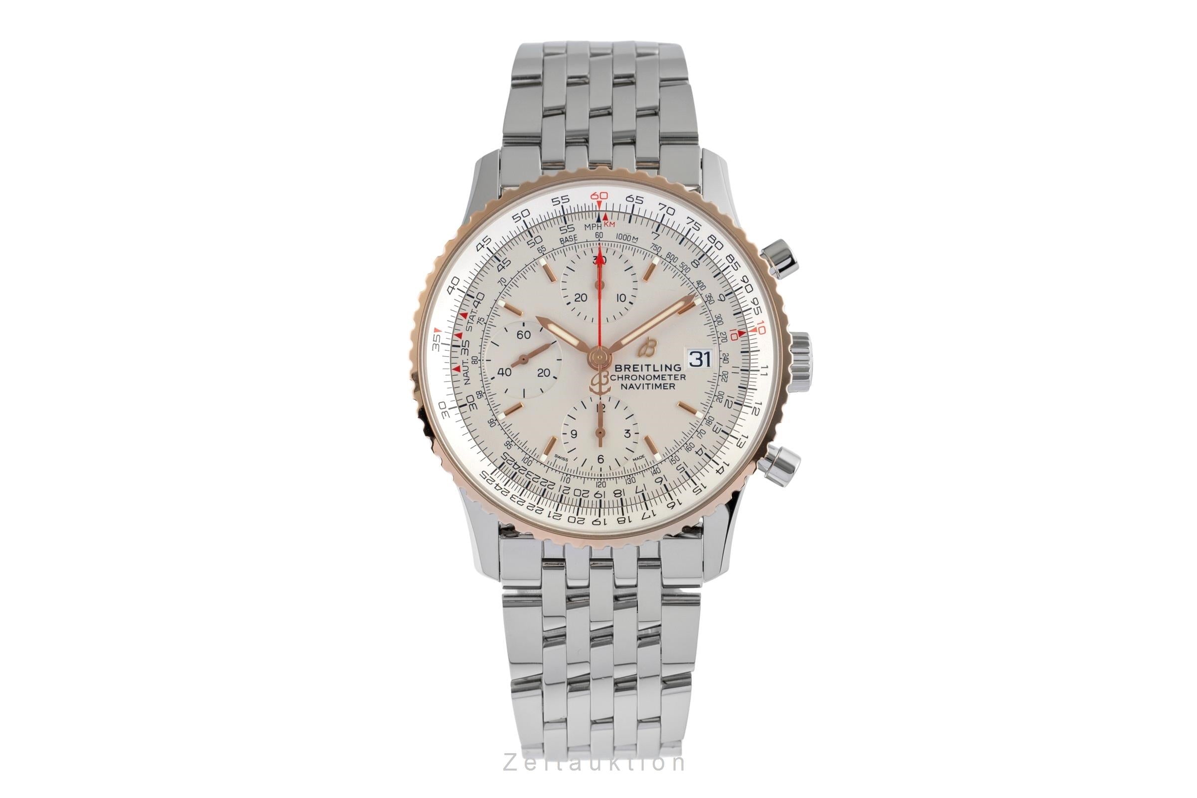 Breitling Navitimer chronograph steel / gold automatic Kal. B13