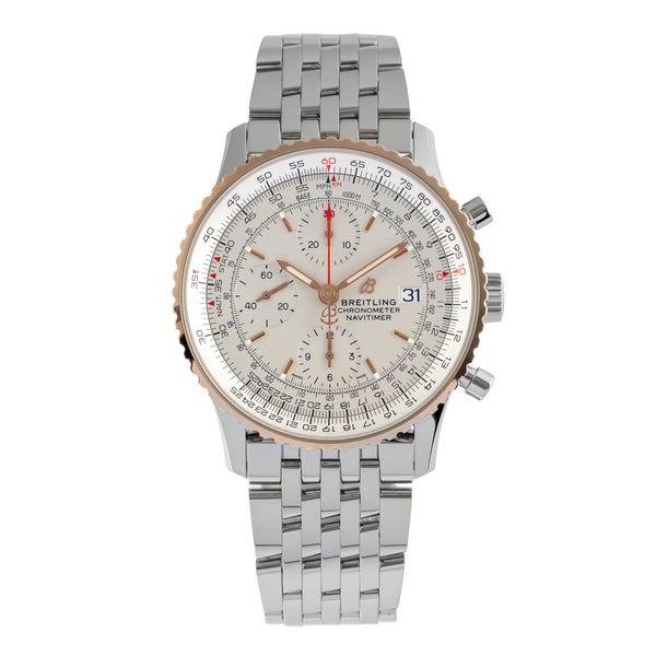 Breitling Navitimer Chronograph Stahl / Gold Automatik Ref. U13324211G1A1 B&P  [2504541]
