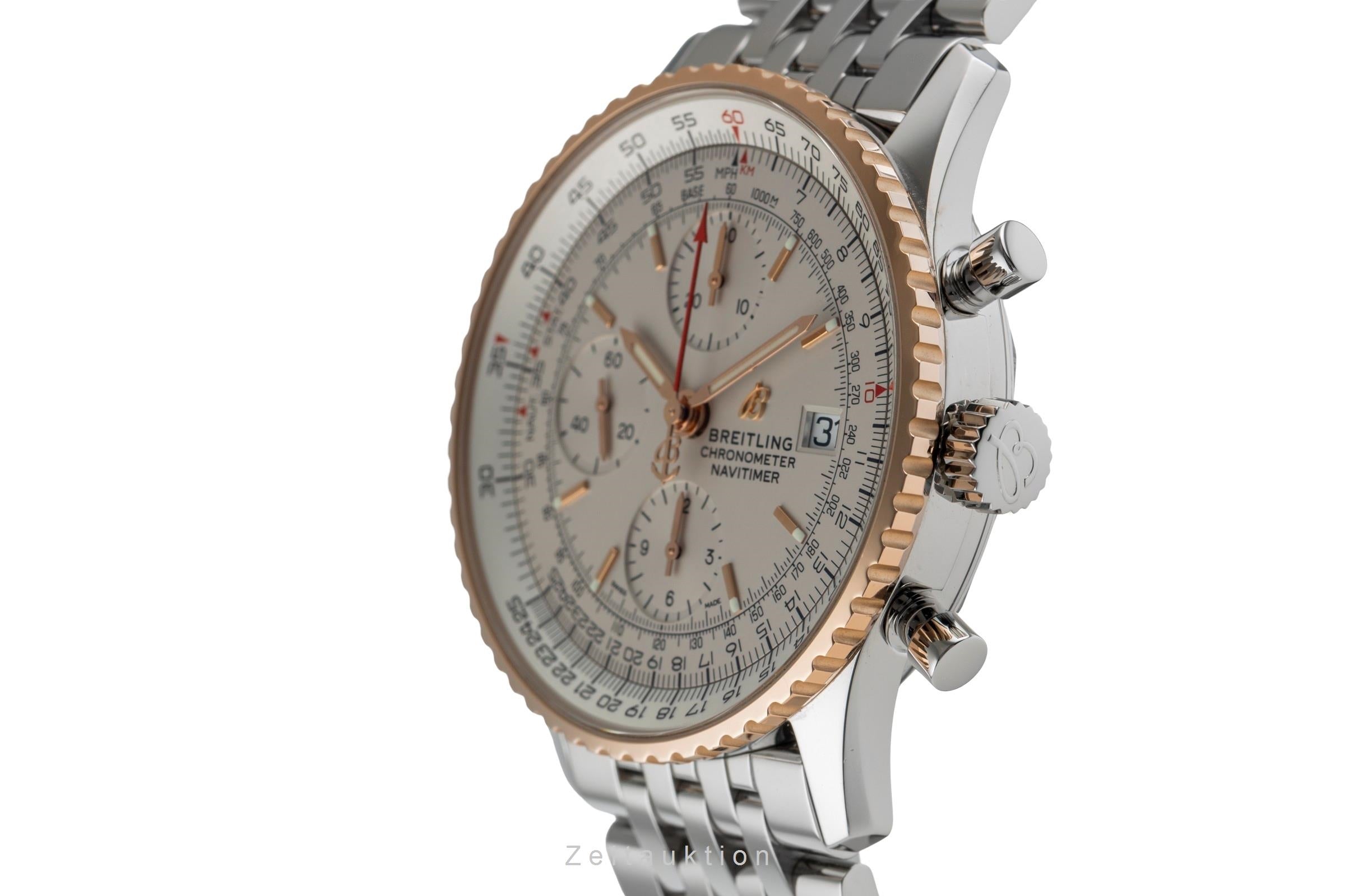 Breitling Navitimer Chronograph Stahl / Gold Automatik Ref. U13324211G1A1 B&P  [2504541]