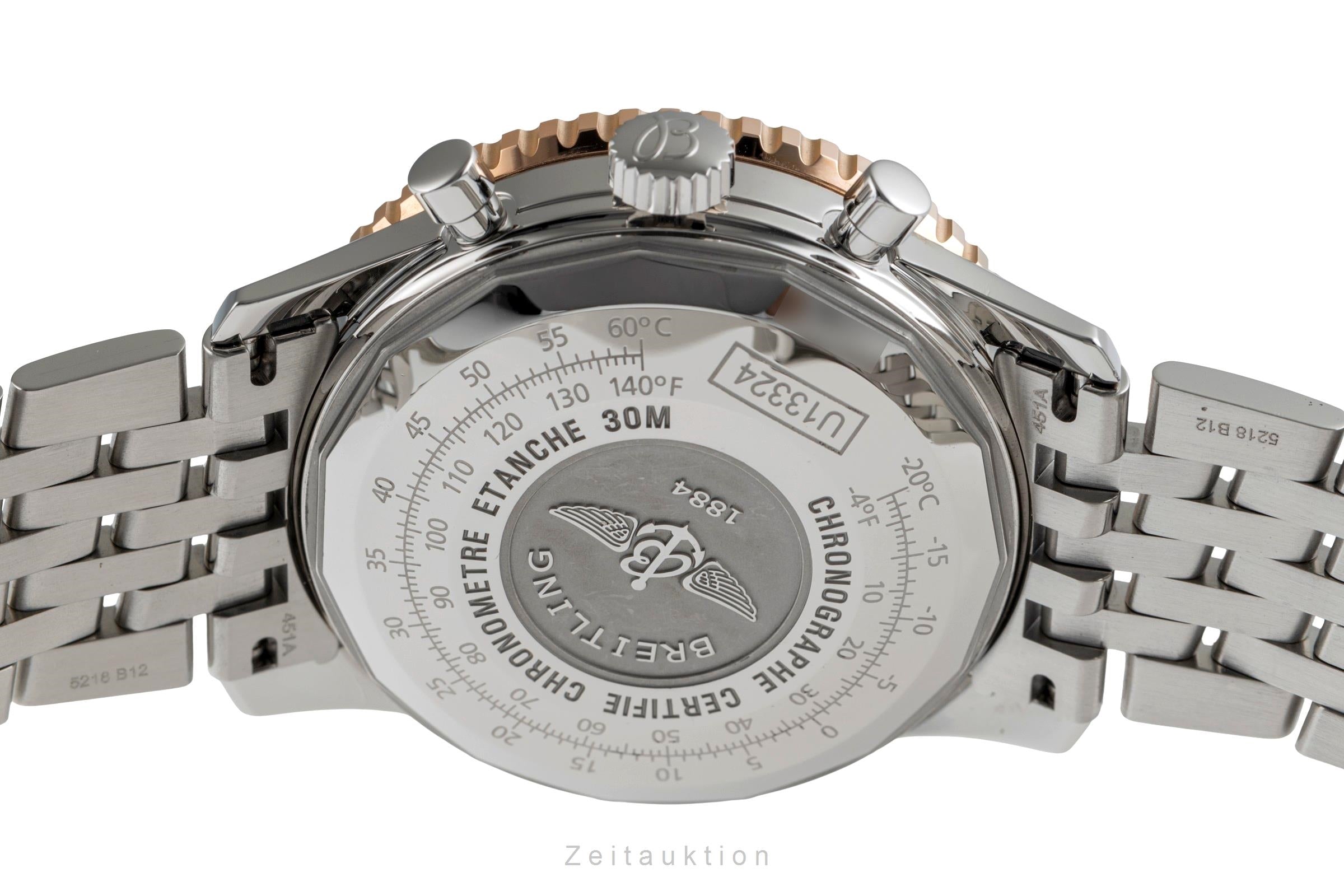 Breitling Navitimer Chronograph Stahl / Gold Automatik Ref. U13324211G1A1 B&P  [2504541]