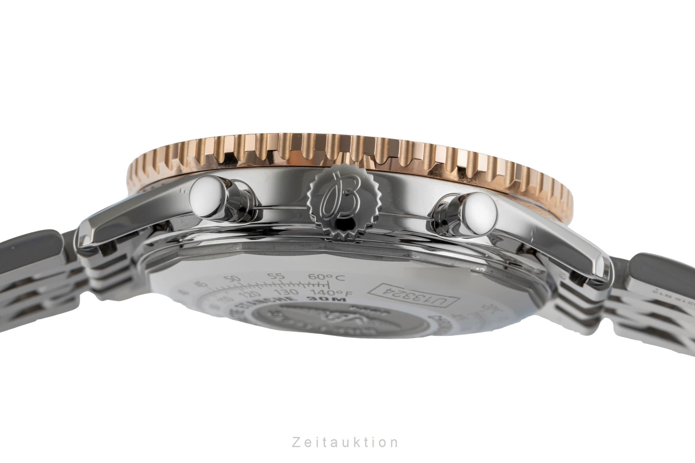 Breitling Navitimer Chronograph Stahl / Gold Automatik Ref. U13324211G1A1 B&P  [2504541]