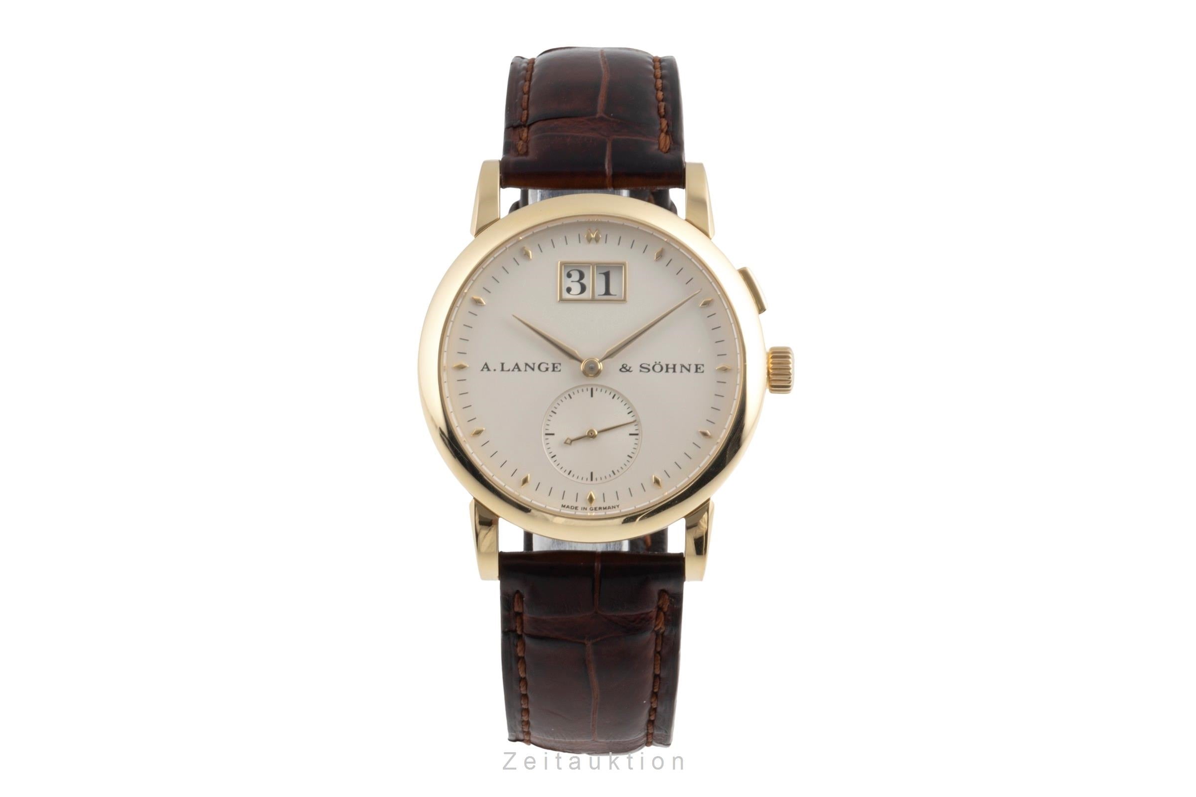 A. Lange & Söhne Saxonia 18 ct gold manual winding Kal. L941.3 Ref