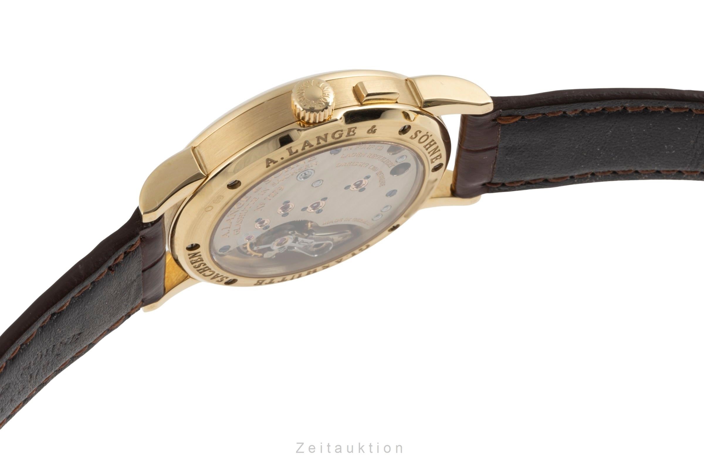 A. Lange & Söhne Saxonia Großdatum 18K Gold Handaufzug 105.021 B&P 1999   [2504542]