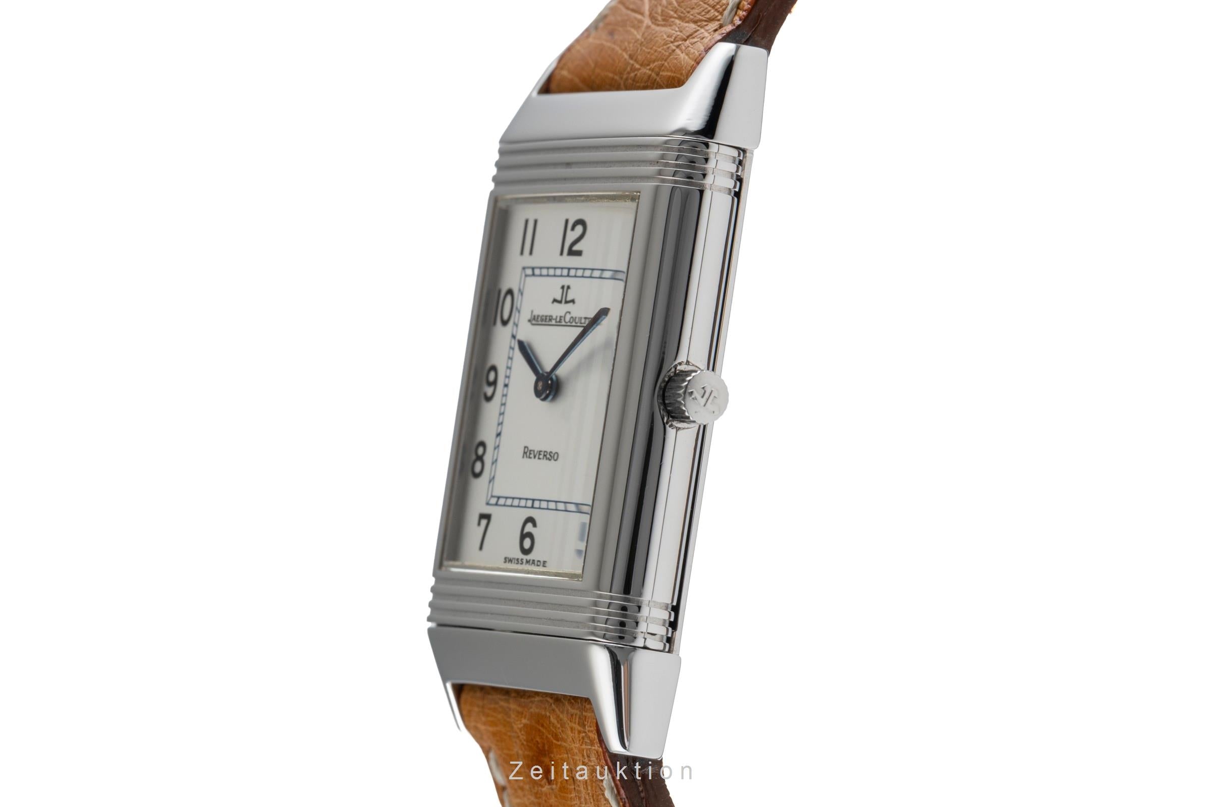 Jaeger LeCoultre Reverso Stahl Handaufzug Herrenuhr Medium Ref. QA250802 [2504543]