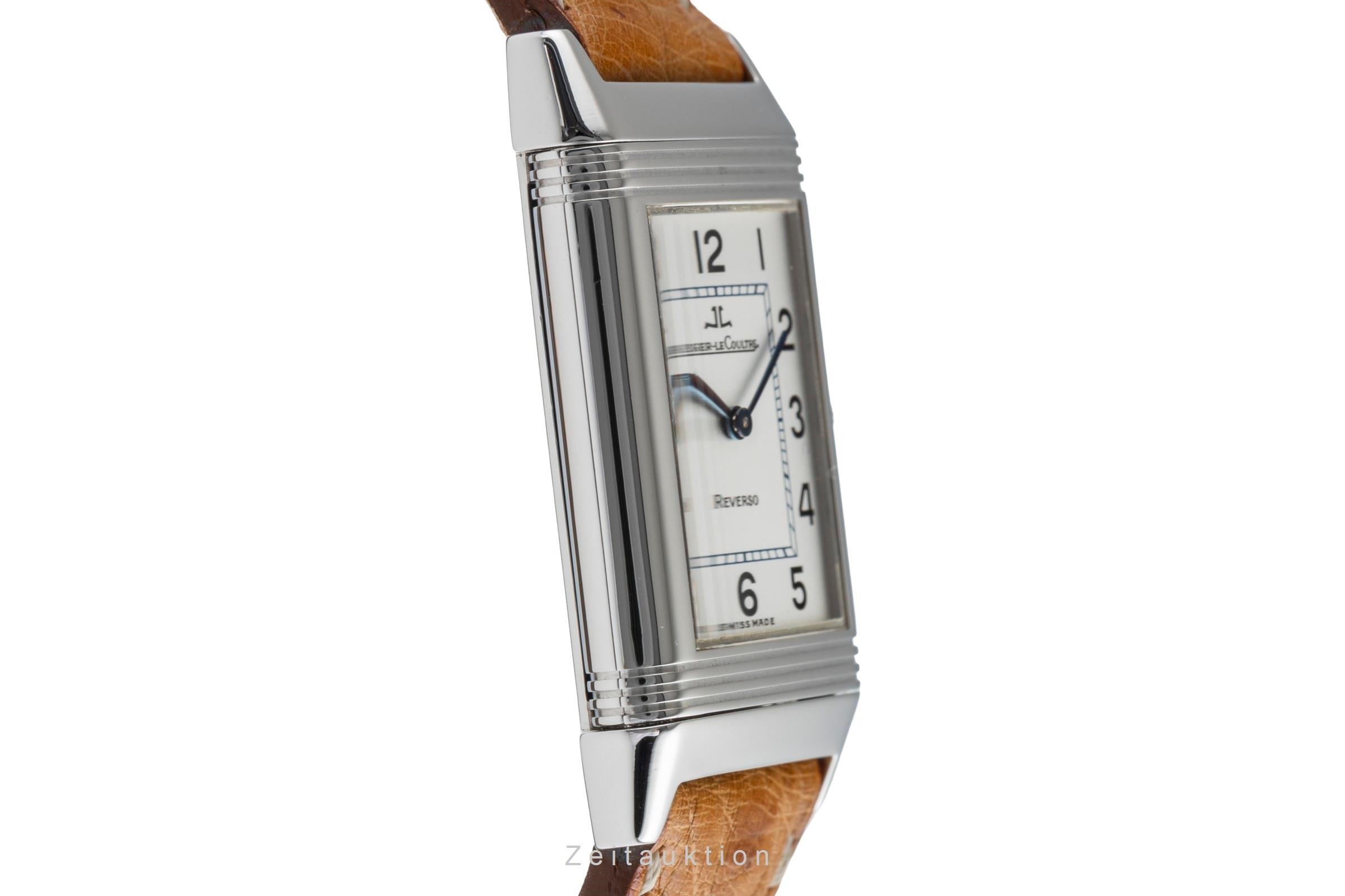 Jaeger LeCoultre Reverso Stahl Handaufzug Herrenuhr Medium Ref. QA250802 [2504543]