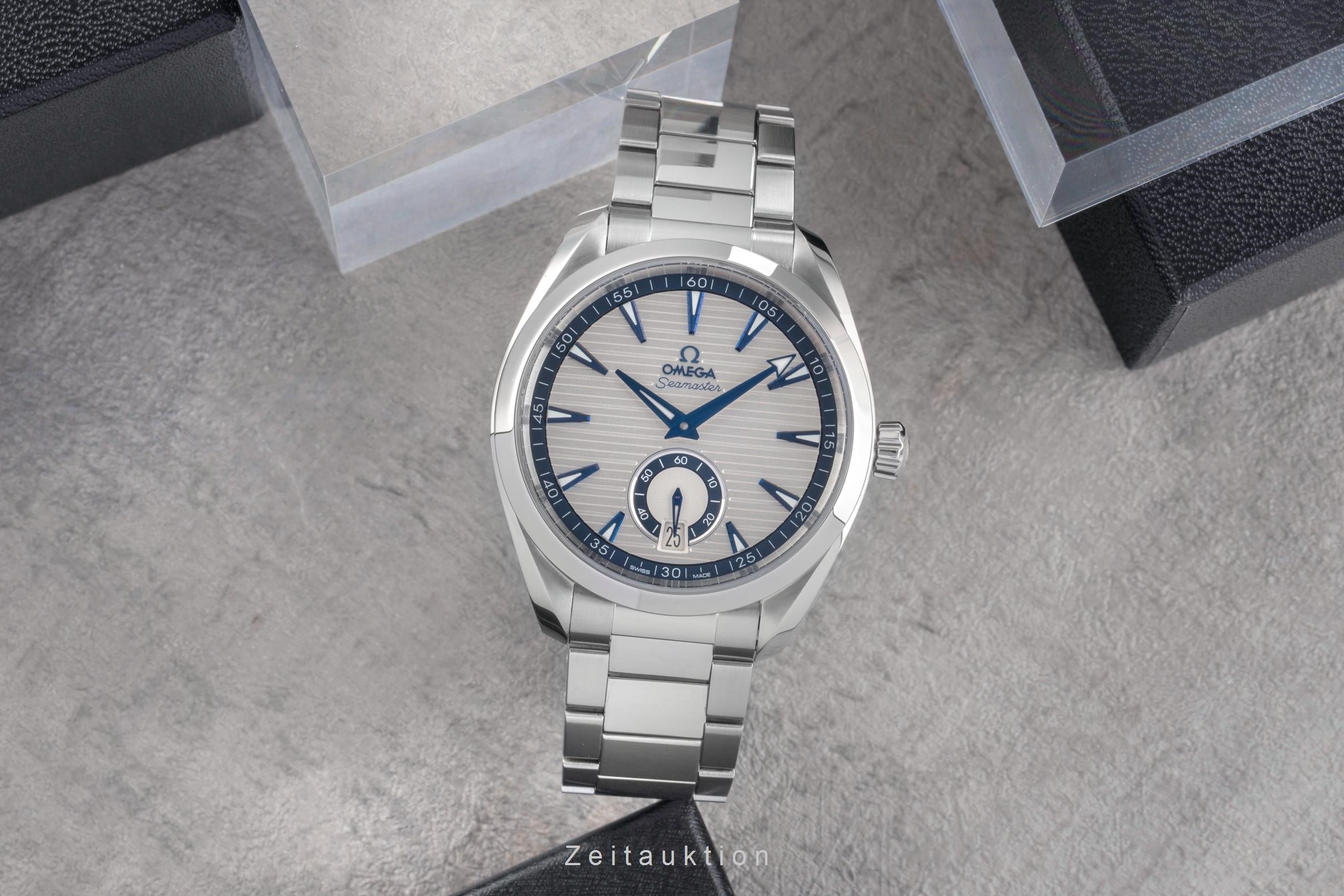 Omega Seamaster acier automatique montre pour hommes 220.10.41.21.02.004 LP: 7500EUR  [2504545]