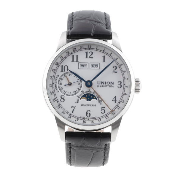 Union Glashütte 1893 steel manual winding men's watch D007.458.16.017.00 LP: 3100EUR  [2504554]