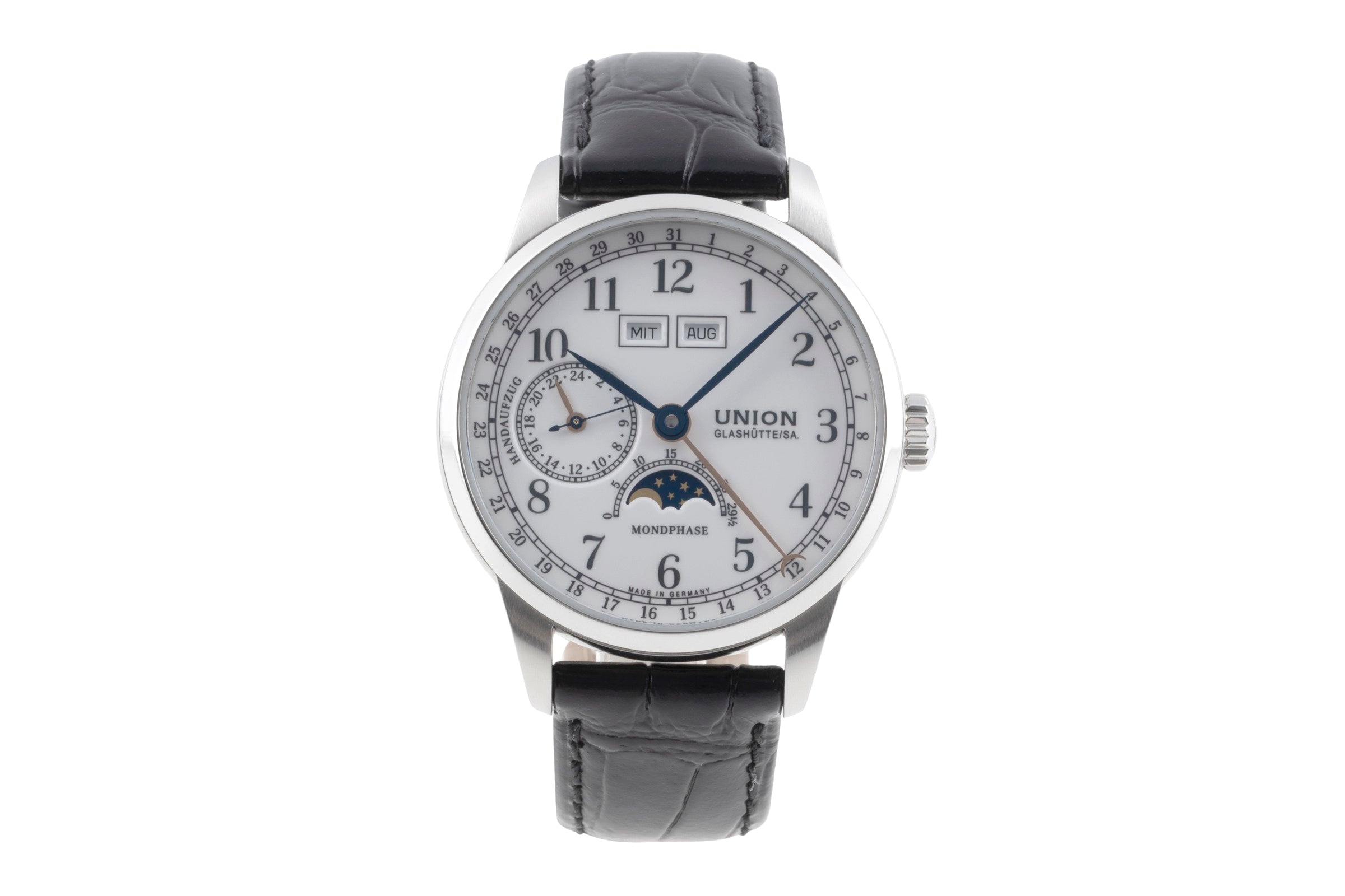 Union Glashütte 1893 steel manual winding men's watch D007.458.16.017.00 LP: 3100EUR  [2504554]