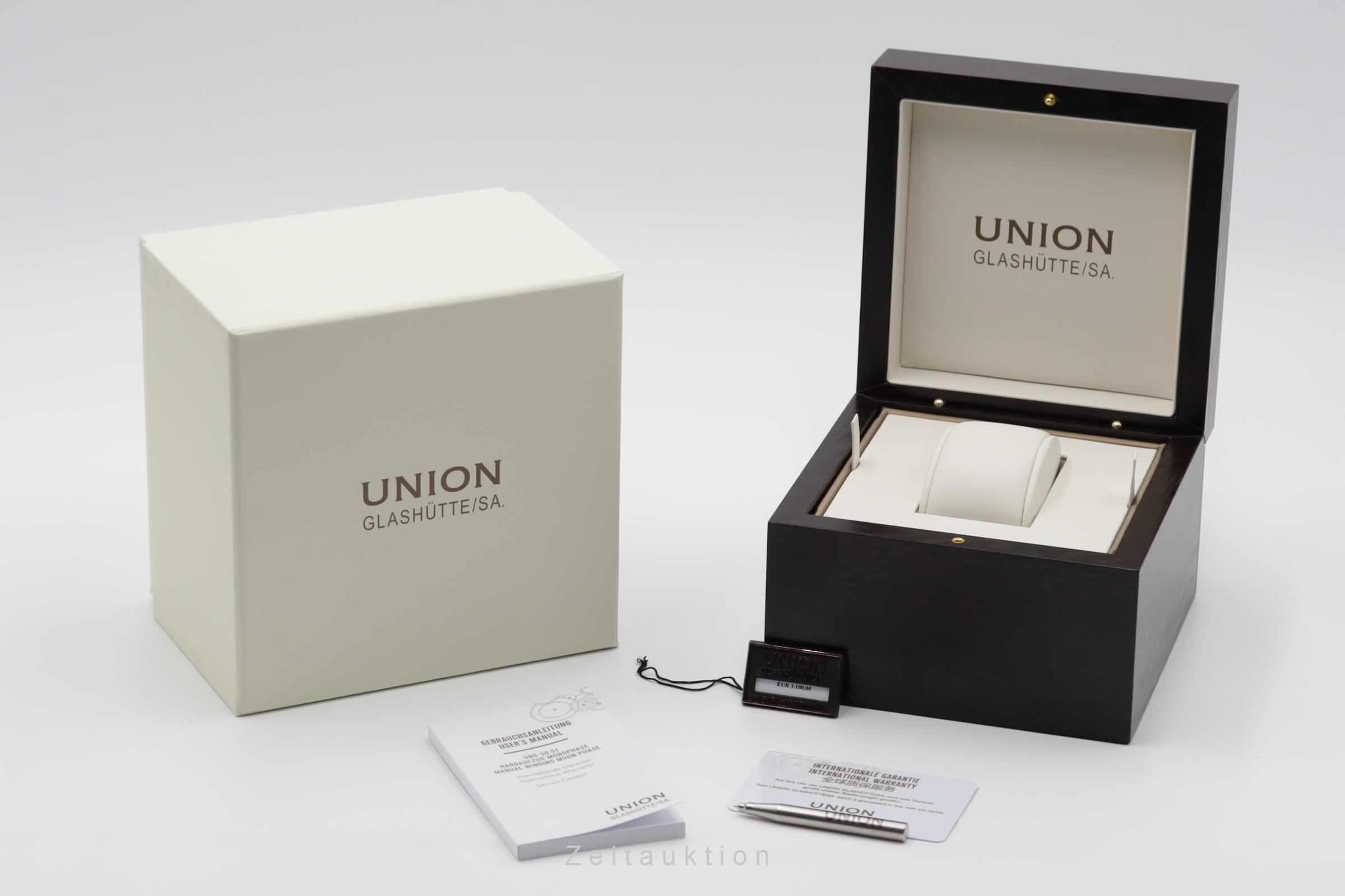 Union Glashütte 1893 steel manual winding men's watch D007.458.16.017.00 LP: 3100EUR  [2504554]