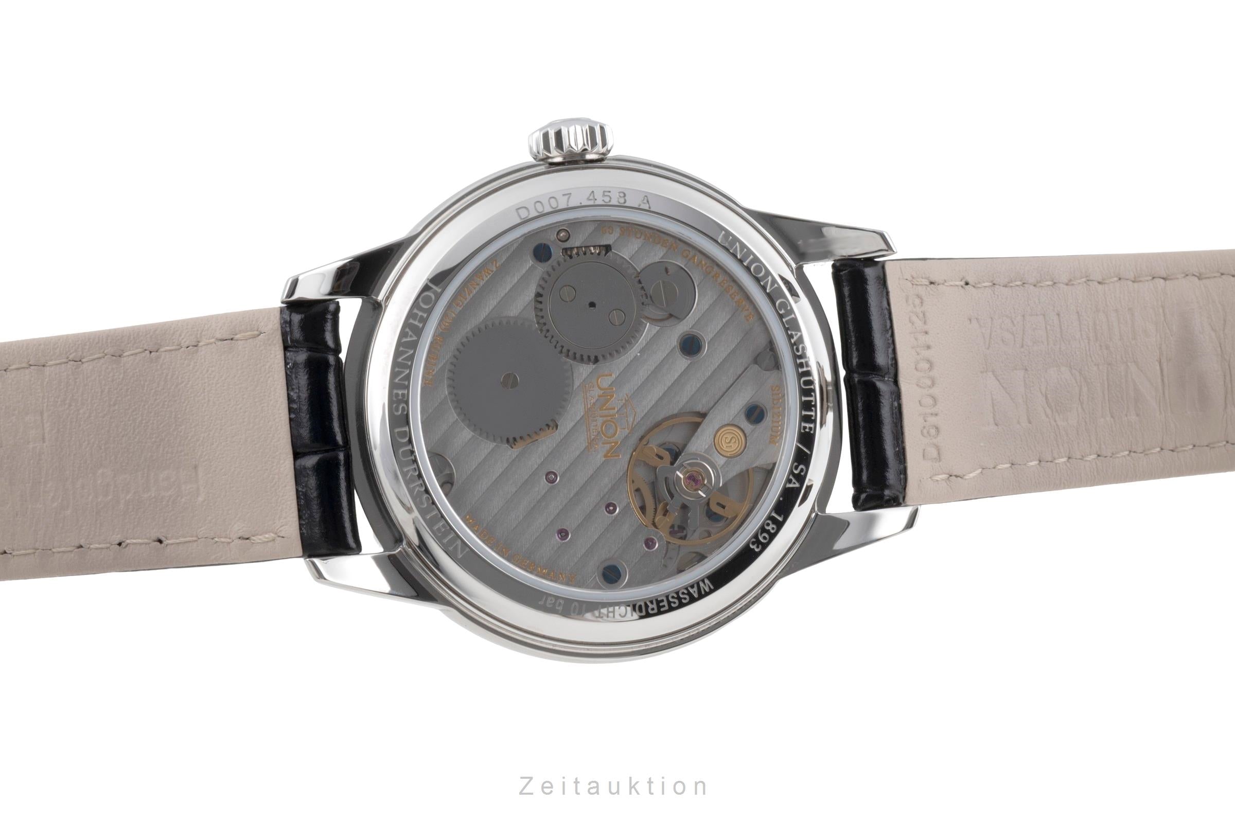 Union Glashütte 1893 steel manual winding men's watch D007.458.16.017.00 LP: 3100EUR  [2504554]