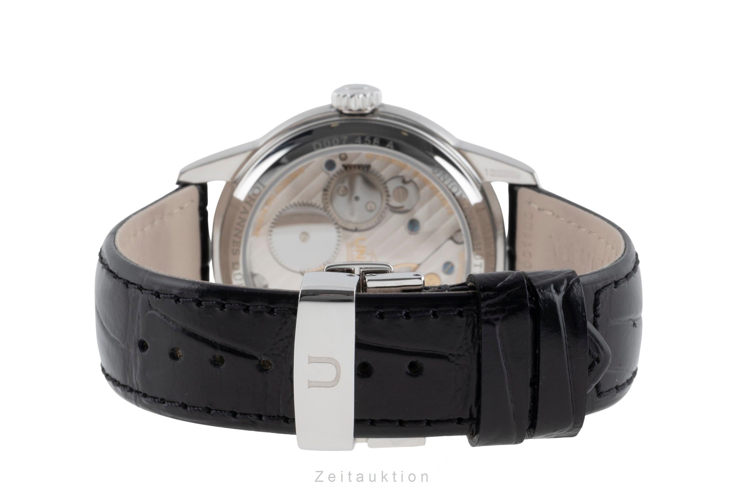 Union Glashütte 1893 steel manual winding men's watch D007.458.16.017.00 LP: 3100EUR  [2504554]
