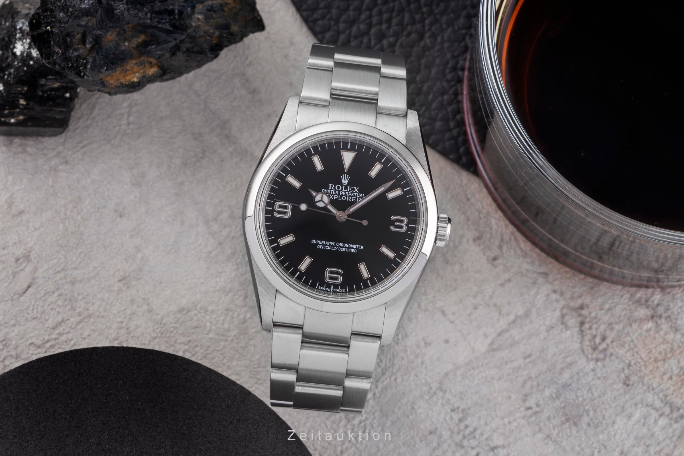 Rolex Explorer steel automatic men's watch 114270  [2504558]