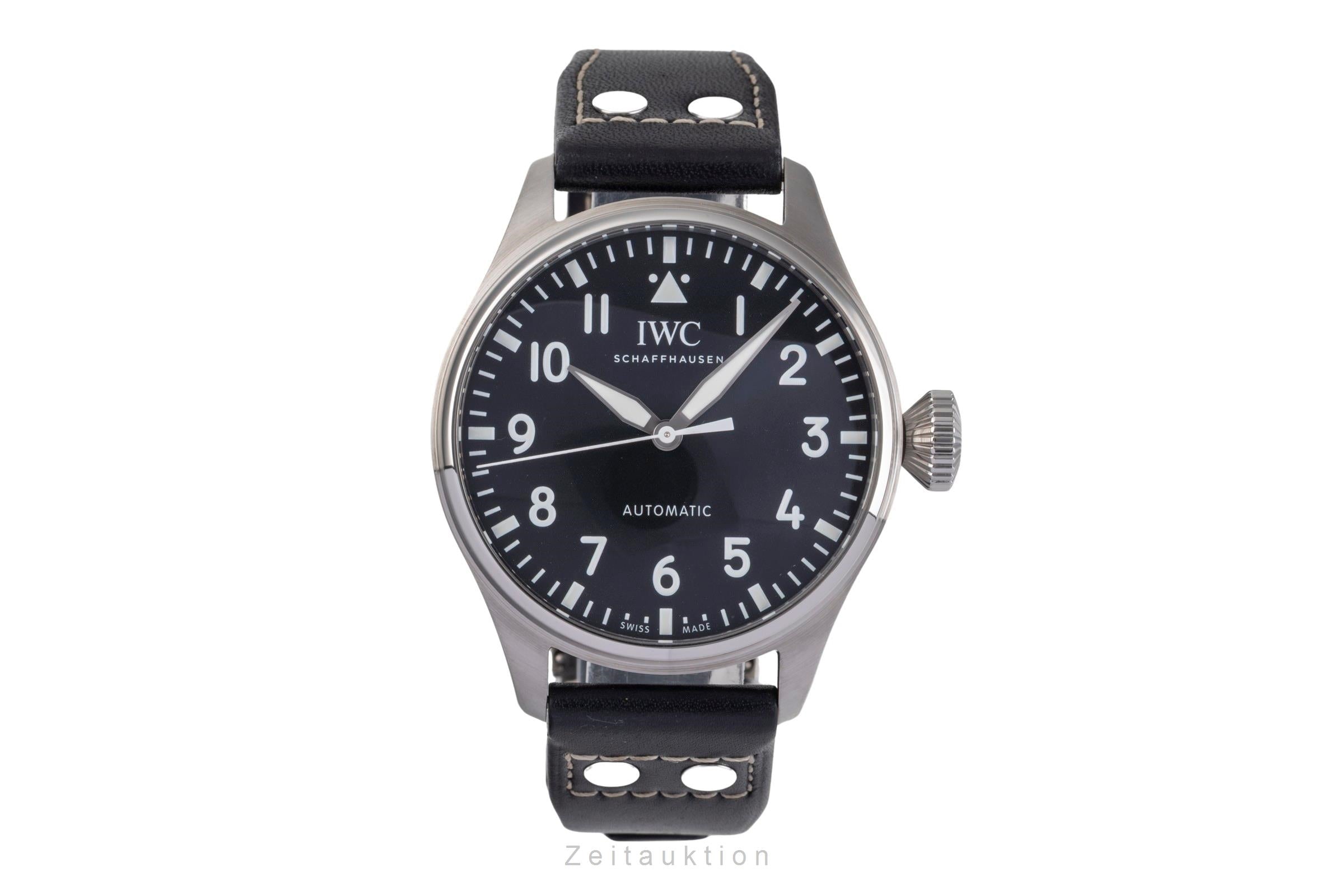 IWC Big Pilot acier automatique montre pour hommes IW329301 LP: 9600EUR  [2504560]