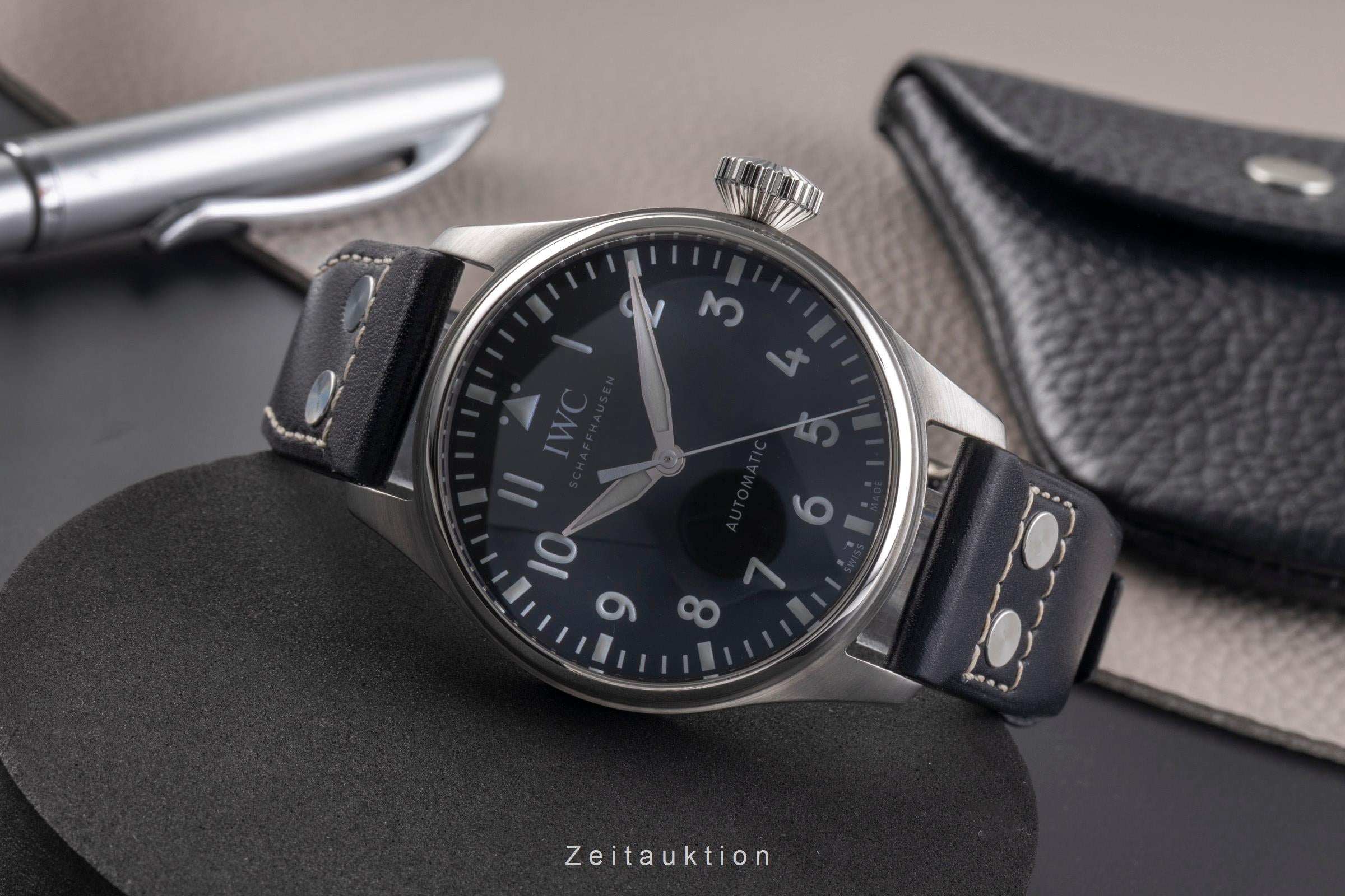 IWC Big Pilot acier automatique montre pour hommes IW329301 LP: 9600EUR  [2504560]