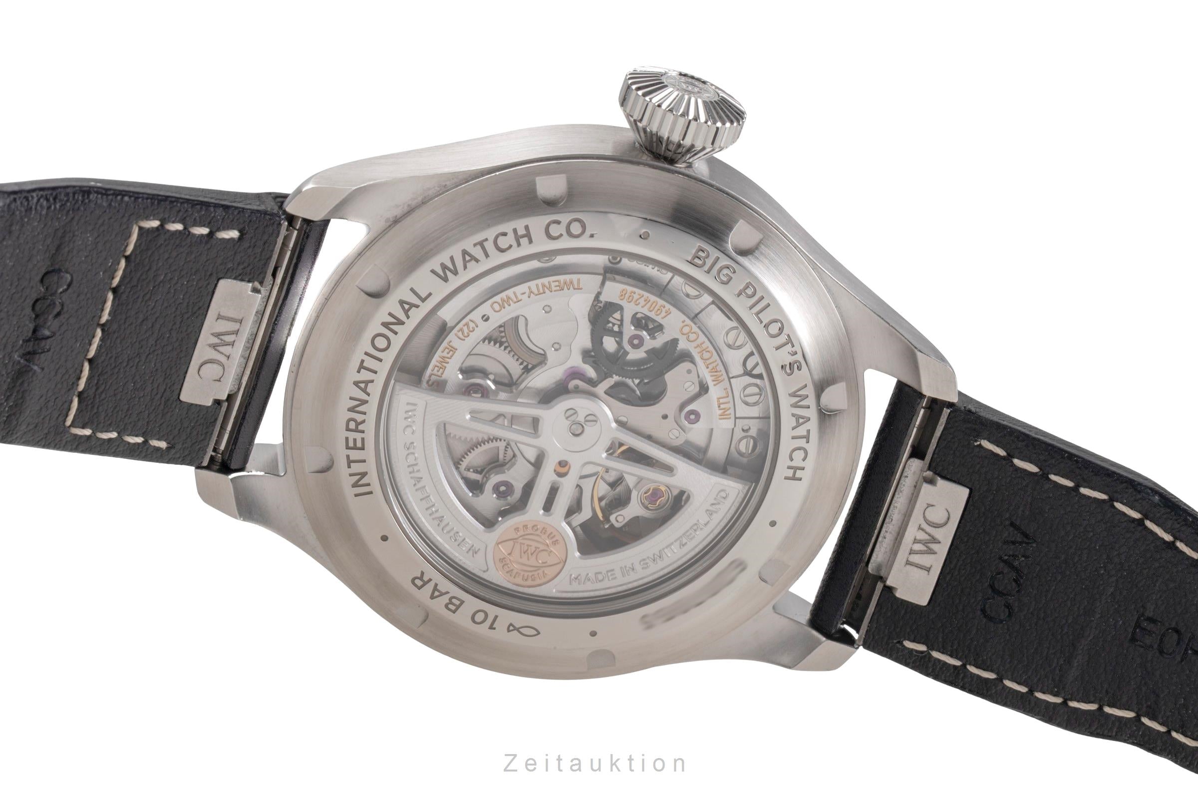 IWC Big Pilot acier automatique montre pour hommes IW329301 LP: 9600EUR  [2504560]