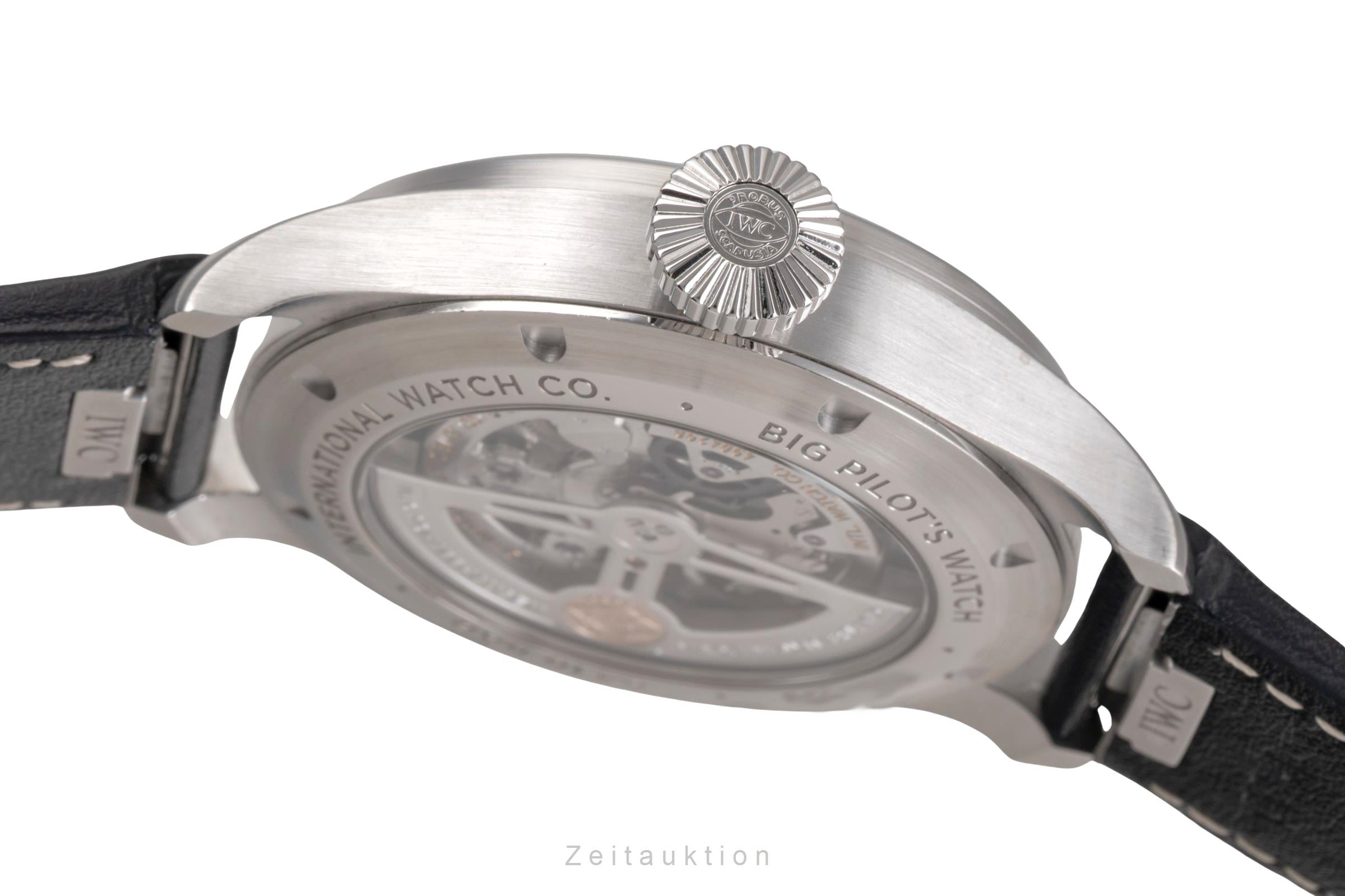 IWC Big Pilot acier automatique montre pour hommes IW329301 LP: 9600EUR  [2504560]