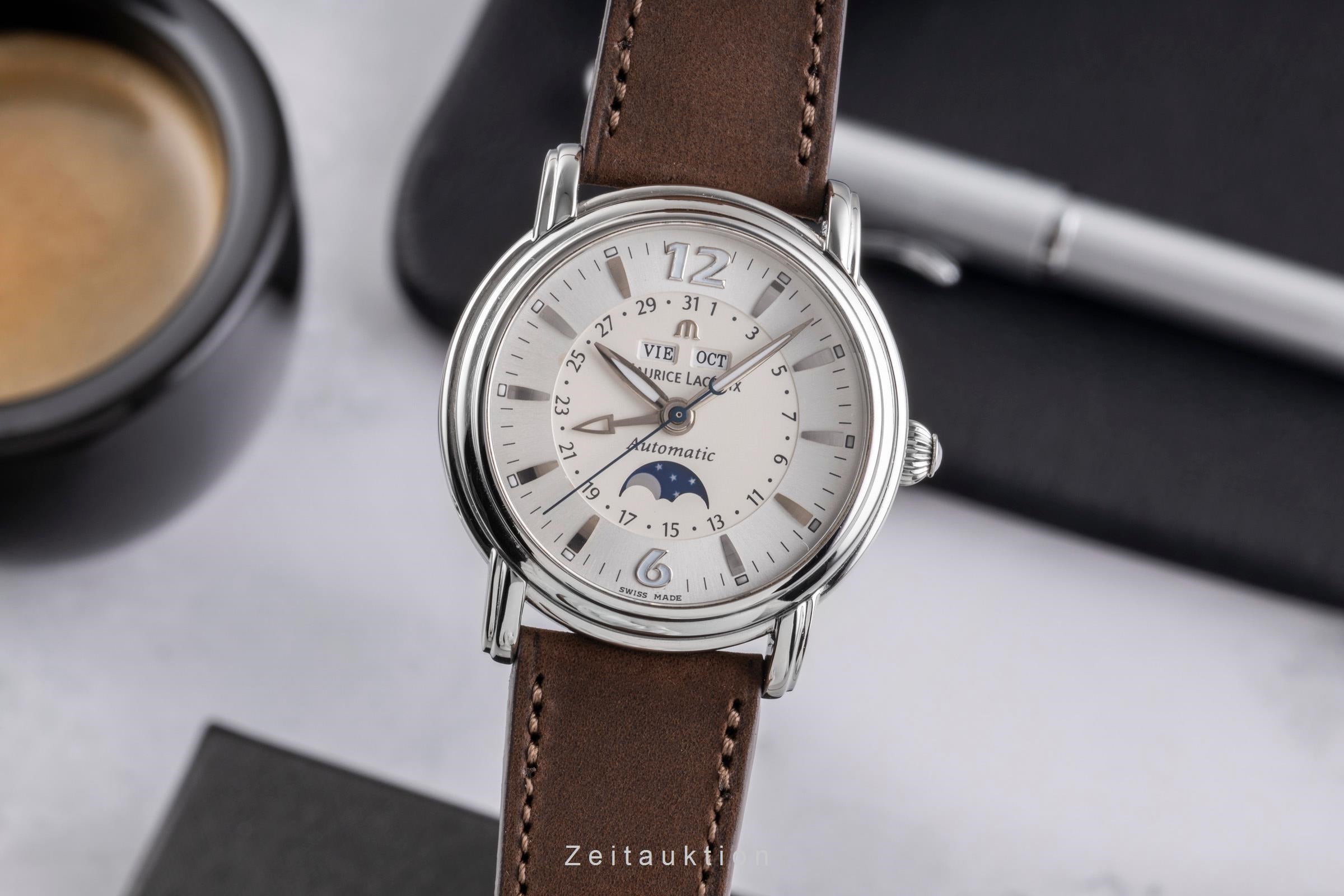 Maurice Lacroix Masterpiece acero automático reloj para caballeros MP6347  [2504561]