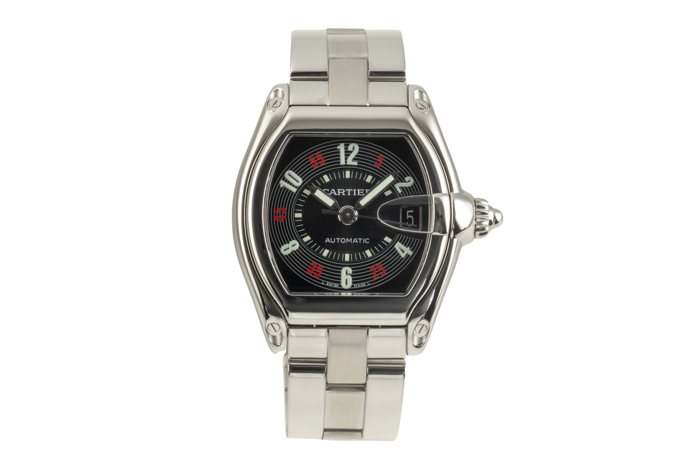 Cartier Roadster acier automatique montre pour hommes W62002V3, 2510  [2504563]
