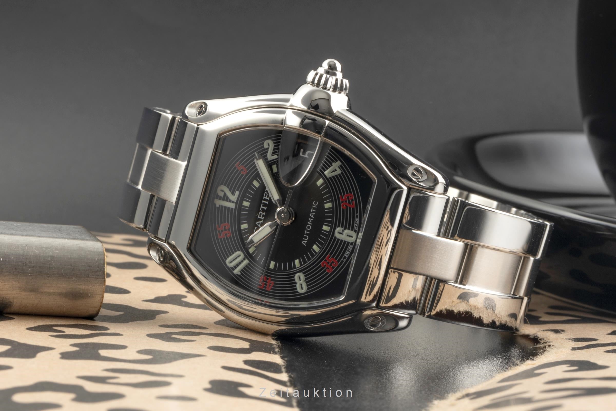Cartier Roadster steel automatic Kal. 3110 Ref. W62002V3, 2510