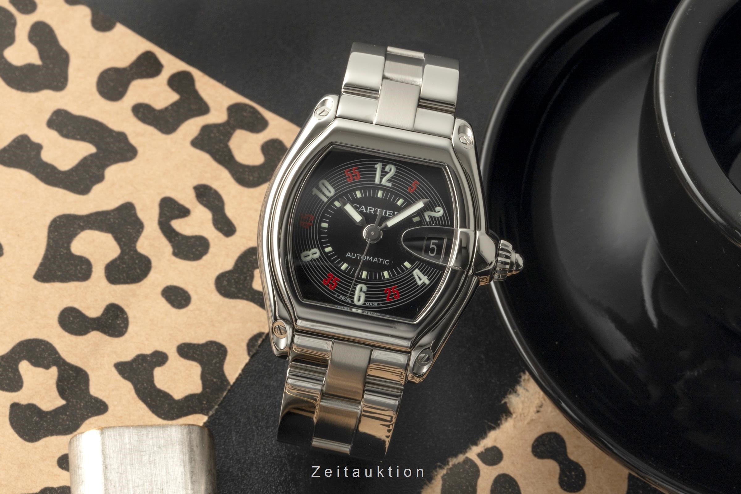 Cartier Roadster acero automático reloj para caballeros W62002V3, 2510  [2504563]