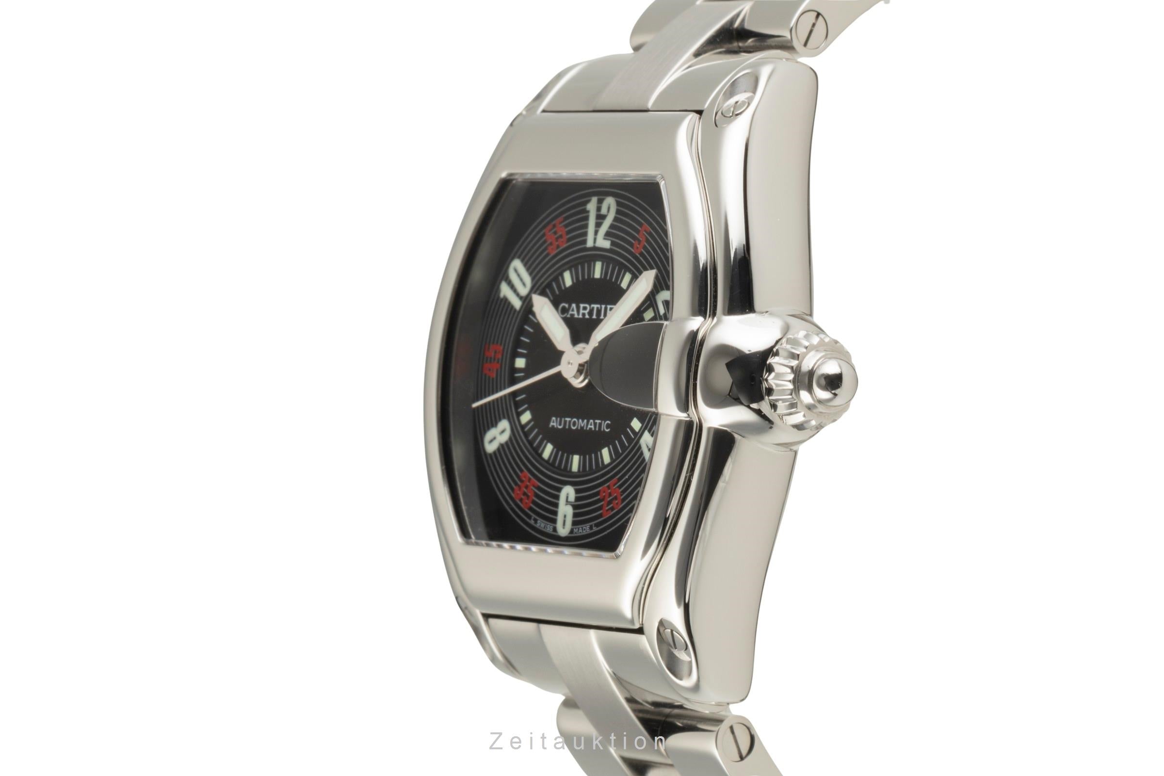 Cartier Roadster acero automático reloj para caballeros W62002V3, 2510  [2504563]