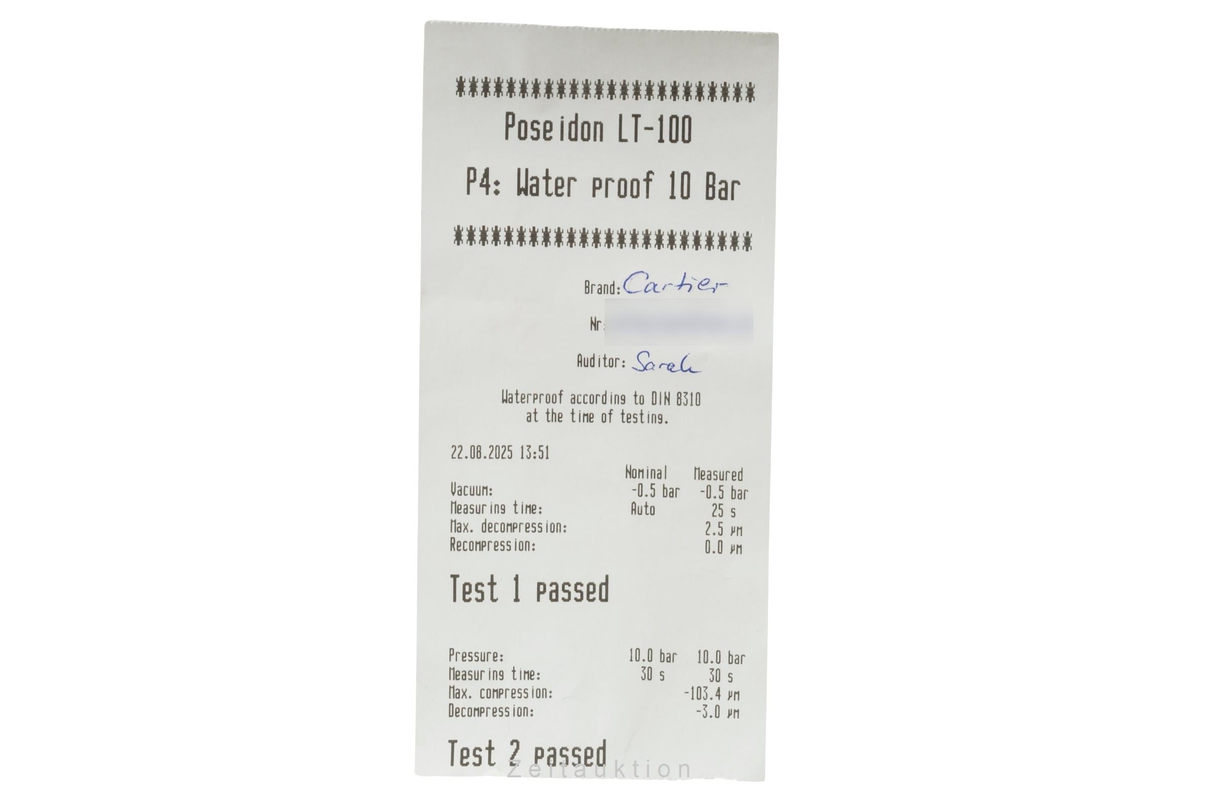 Cartier Roadster acero automático reloj para caballeros W62002V3, 2510  [2504563]