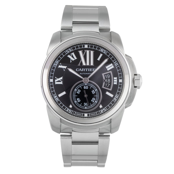 Cartier Calibre de Cartier acier automatique montre pour hommes W7100016  [2504564]