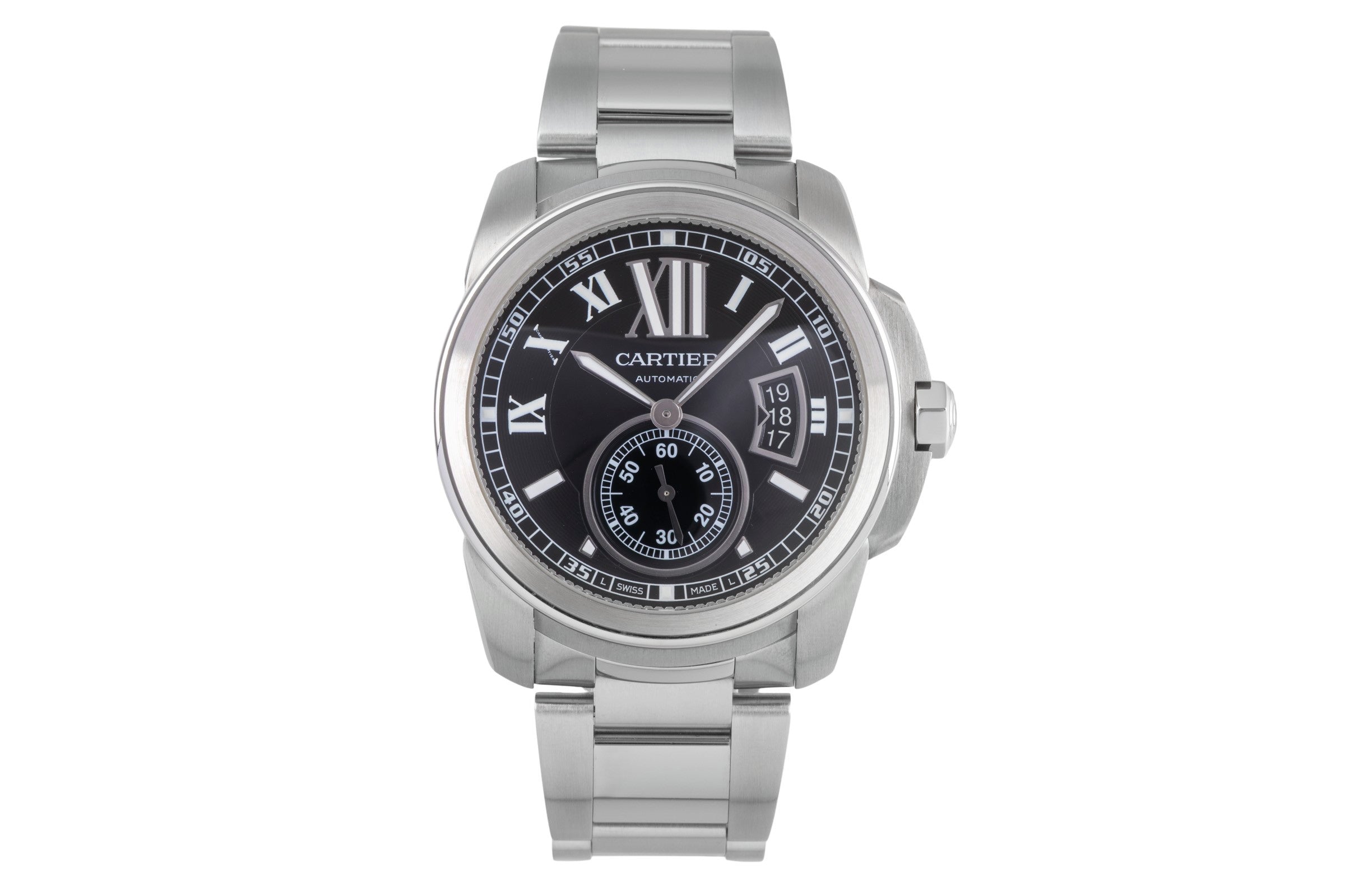 Cartier Calibre de Cartier acier automatique montre pour hommes W7100016  [2504564]