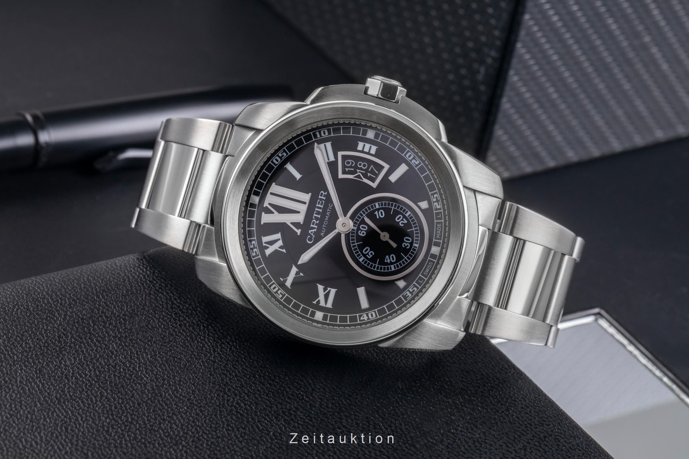 Cartier Calibre de Cartier acier automatique montre pour hommes W7100016  [2504564]