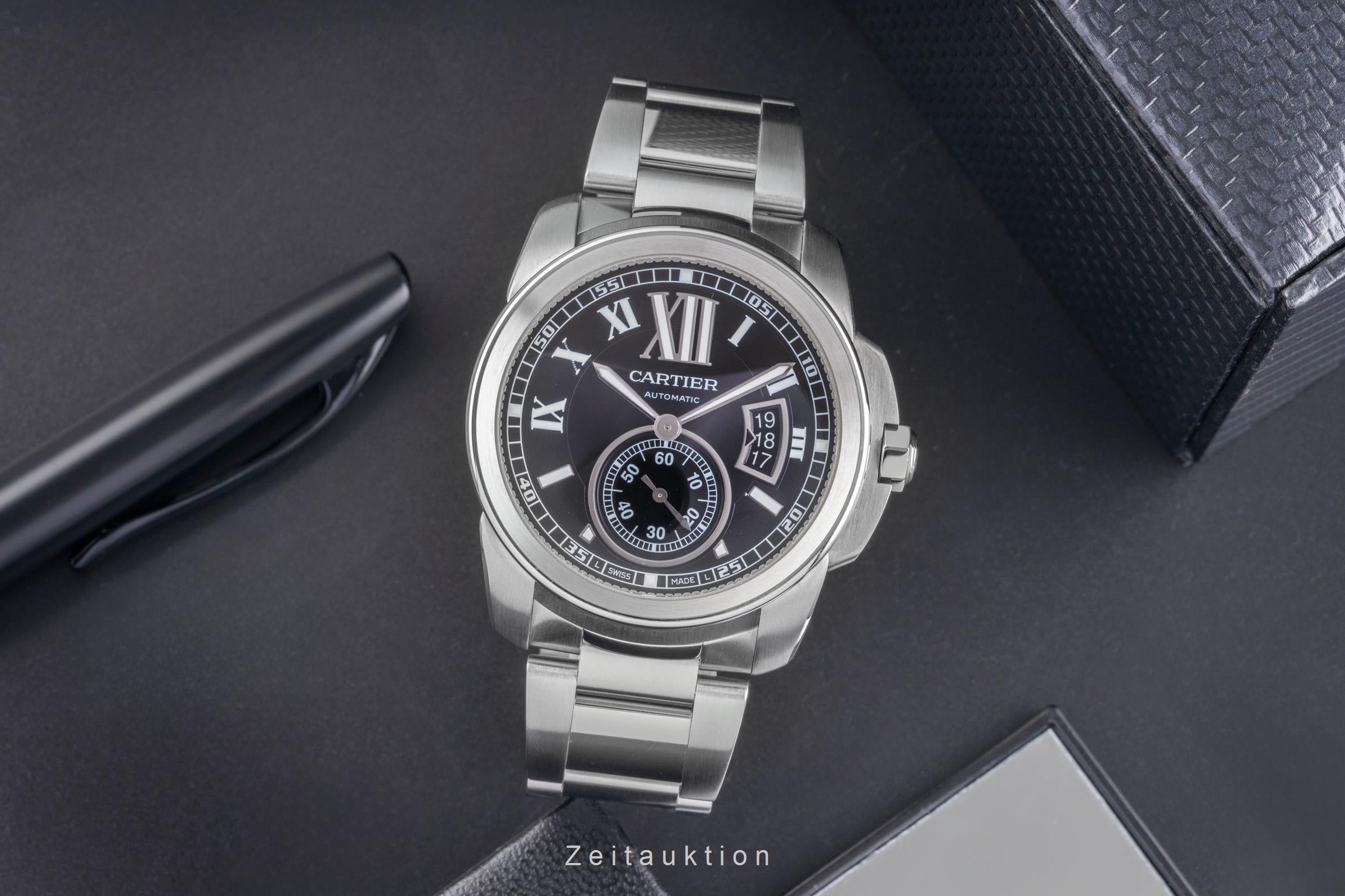 Cartier Calibre de Cartier acier automatique montre pour hommes W7100016  [2504564]