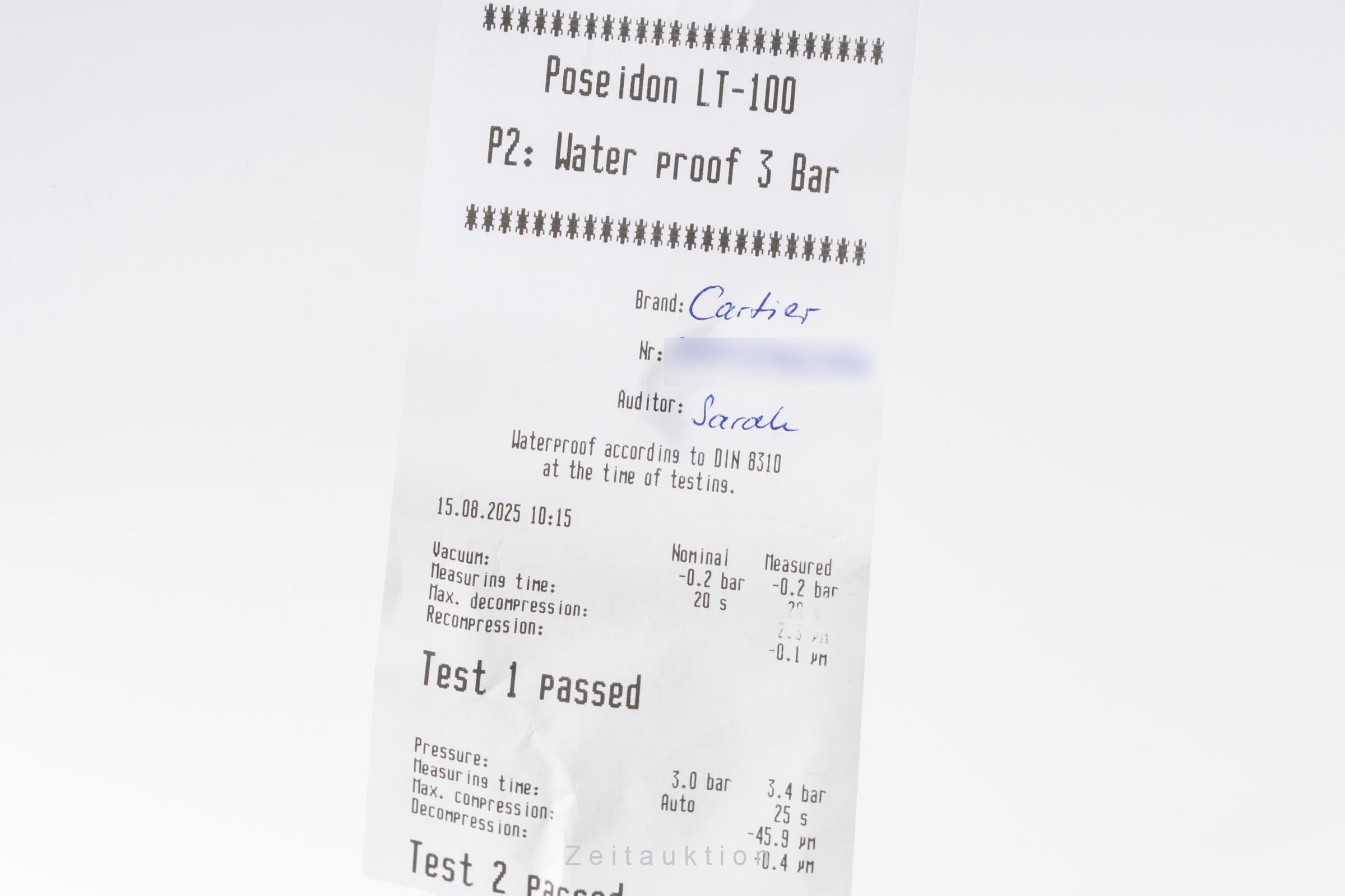 Cartier Calibre de Cartier acier automatique montre pour hommes W7100016  [2504564]