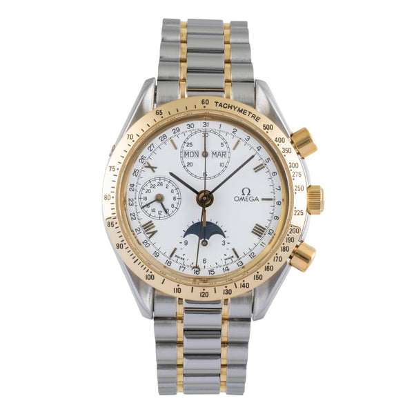 Omega Speedmaster chronograph steel / gold automatic men's watch 3730.20.00, 175.0034  [2504570]