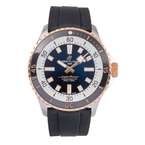 Breitling Superocean steel / gold automatic men's watch U17375 LP: 7200EUR  [2504572]