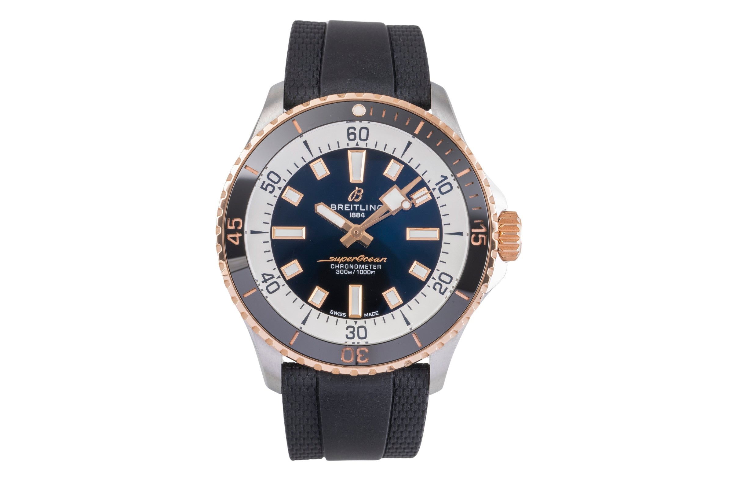 Breitling Superocean steel / gold automatic men's watch U17375 LP: 7200EUR  [2504572]