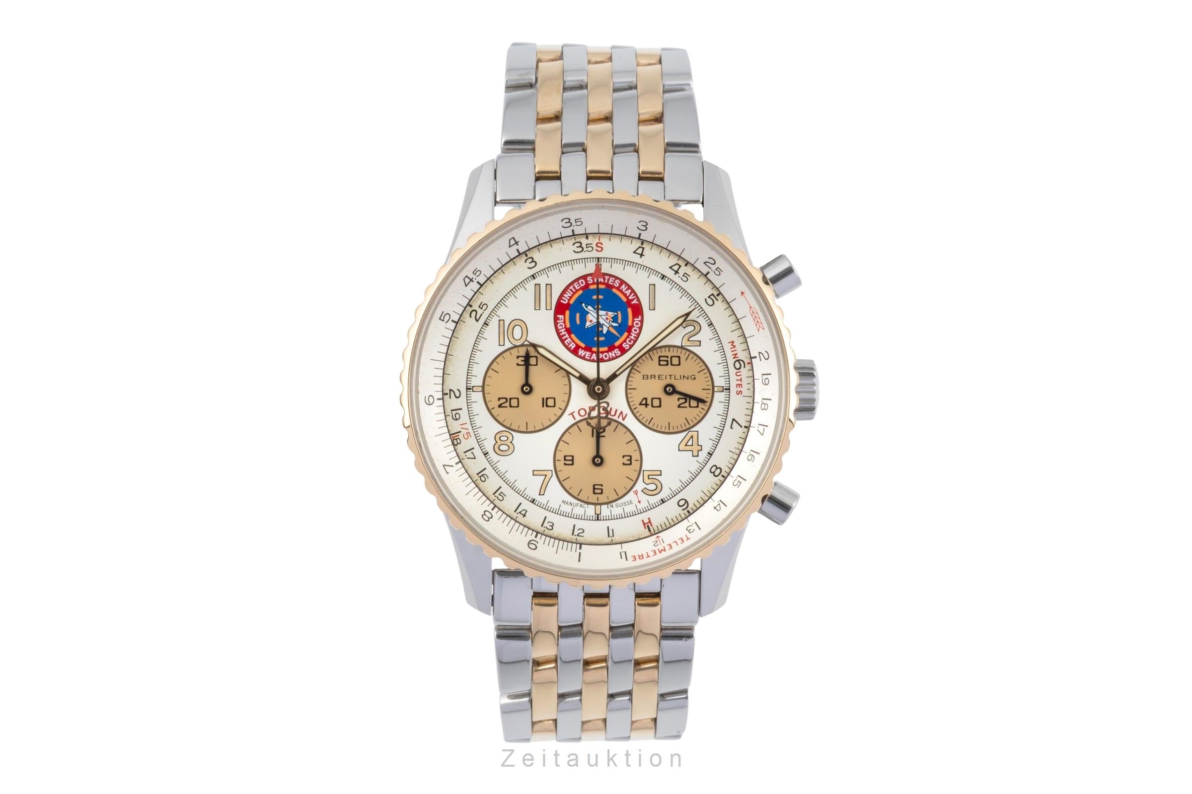 Breitling Navitimer chronographe acier / or  automatique montre pour hommes D30022 Limited  [2504574]