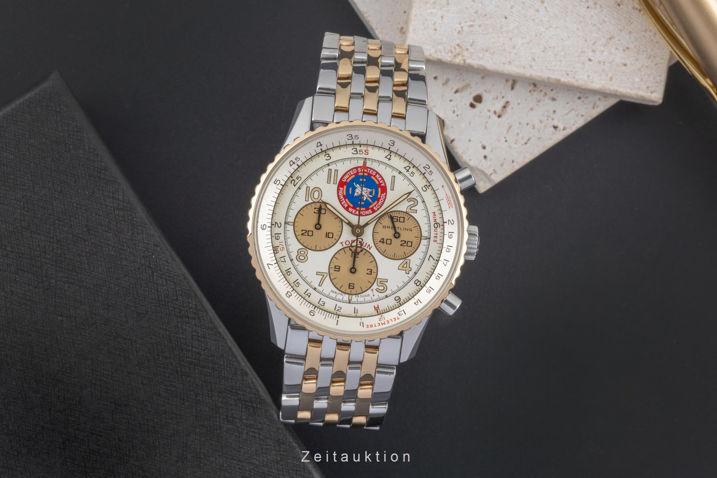 Breitling Navitimer chronographe acier / or  automatique montre pour hommes D30022 Limited  [2504574]