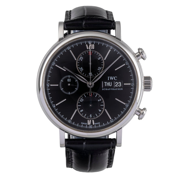 IWC Portofino cronografo acciaio automatismo orologio da uomo IW391002  [2504579]