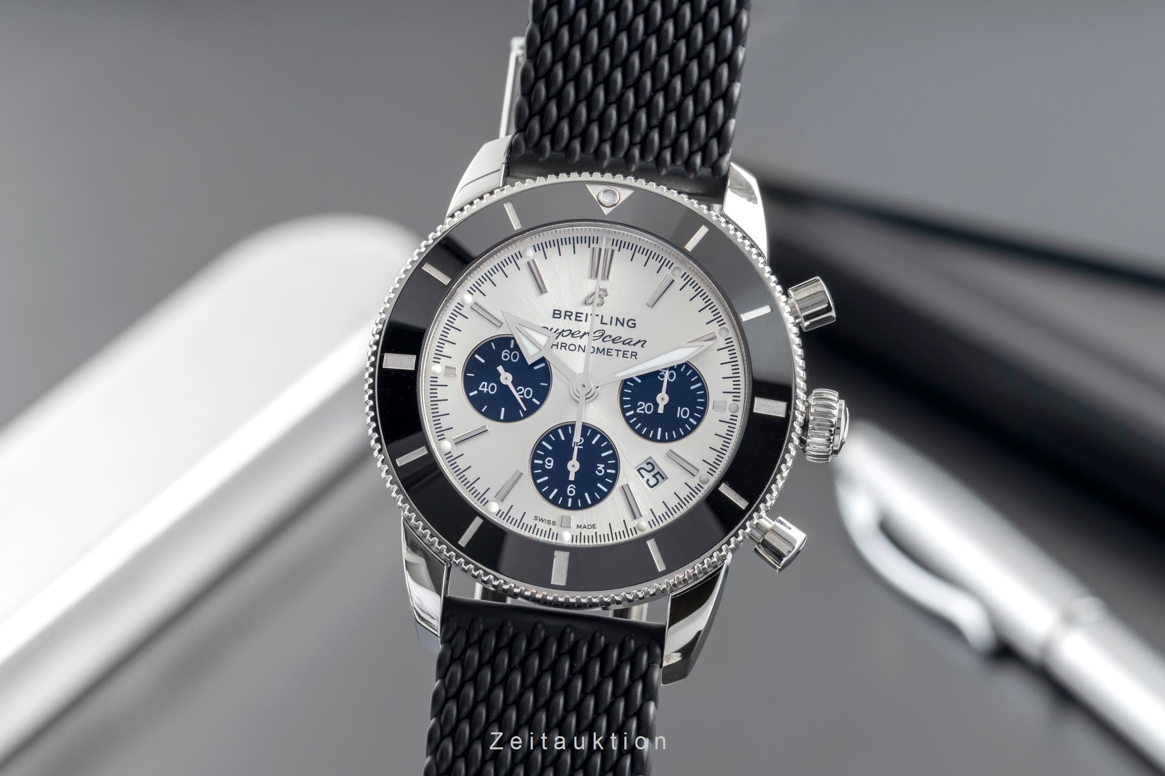 Breitling Superocean Heritage B01 Chronograph Stahl Ref. AB0162121G1S1 B&P [2504581]