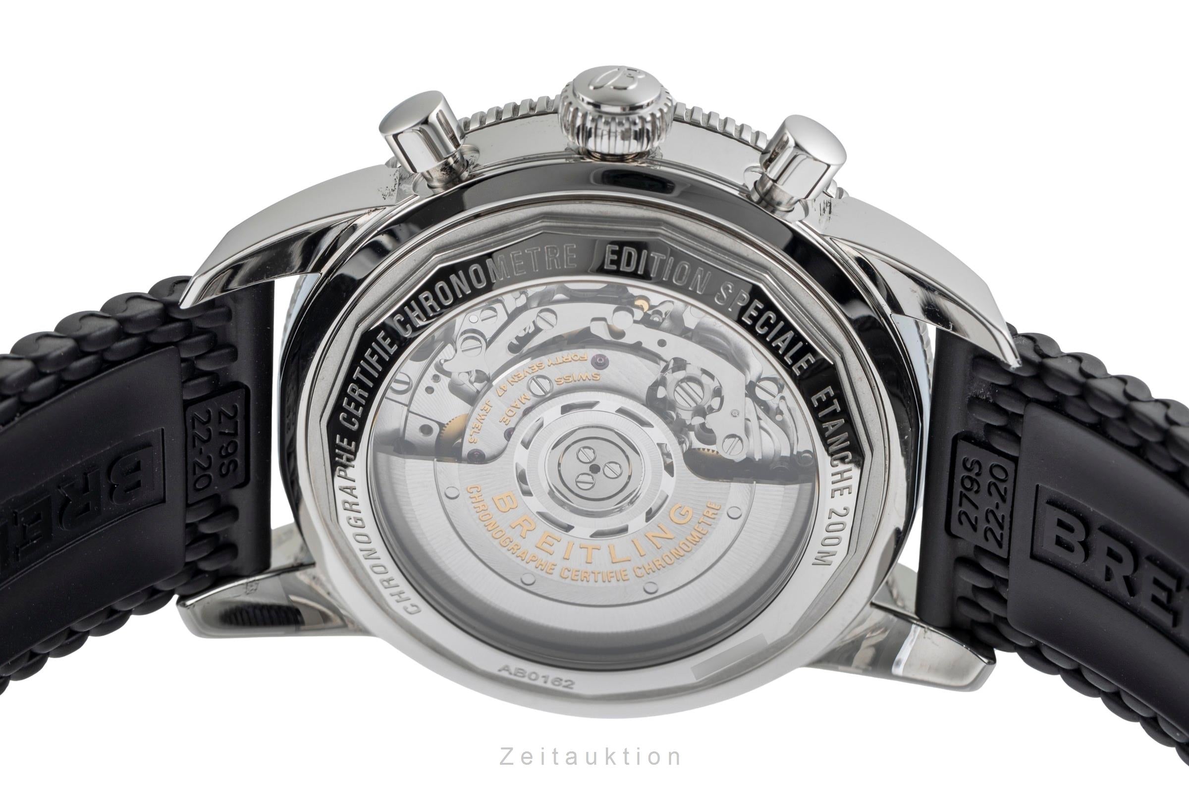 Breitling Superocean Heritage B01 Chronograph Stahl Ref. AB0162121G1S1 B&P [2504581]
