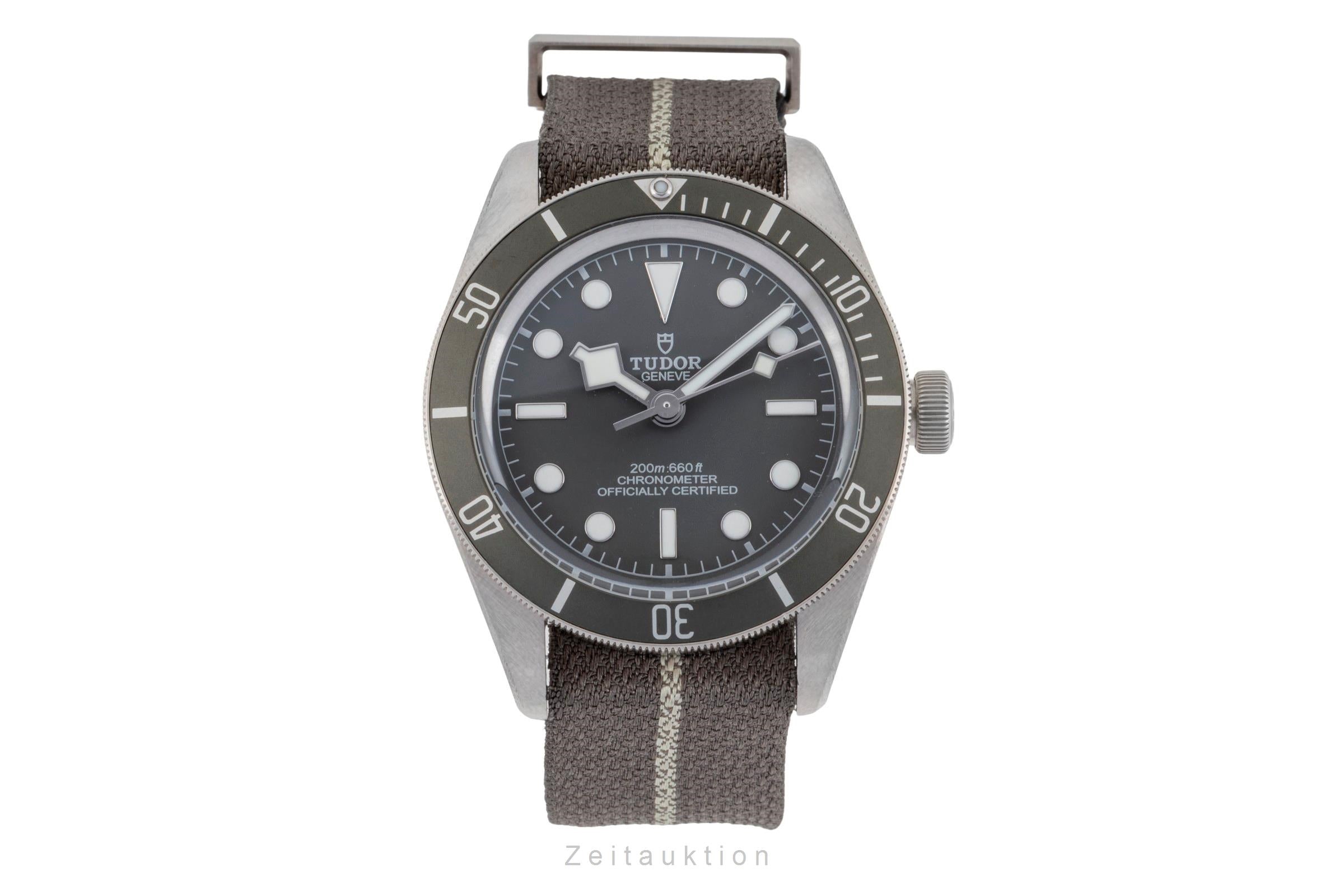 Tudor Black Bay argent automatique montre pour hommes 79010S LP: 4810EUR  [2504582]